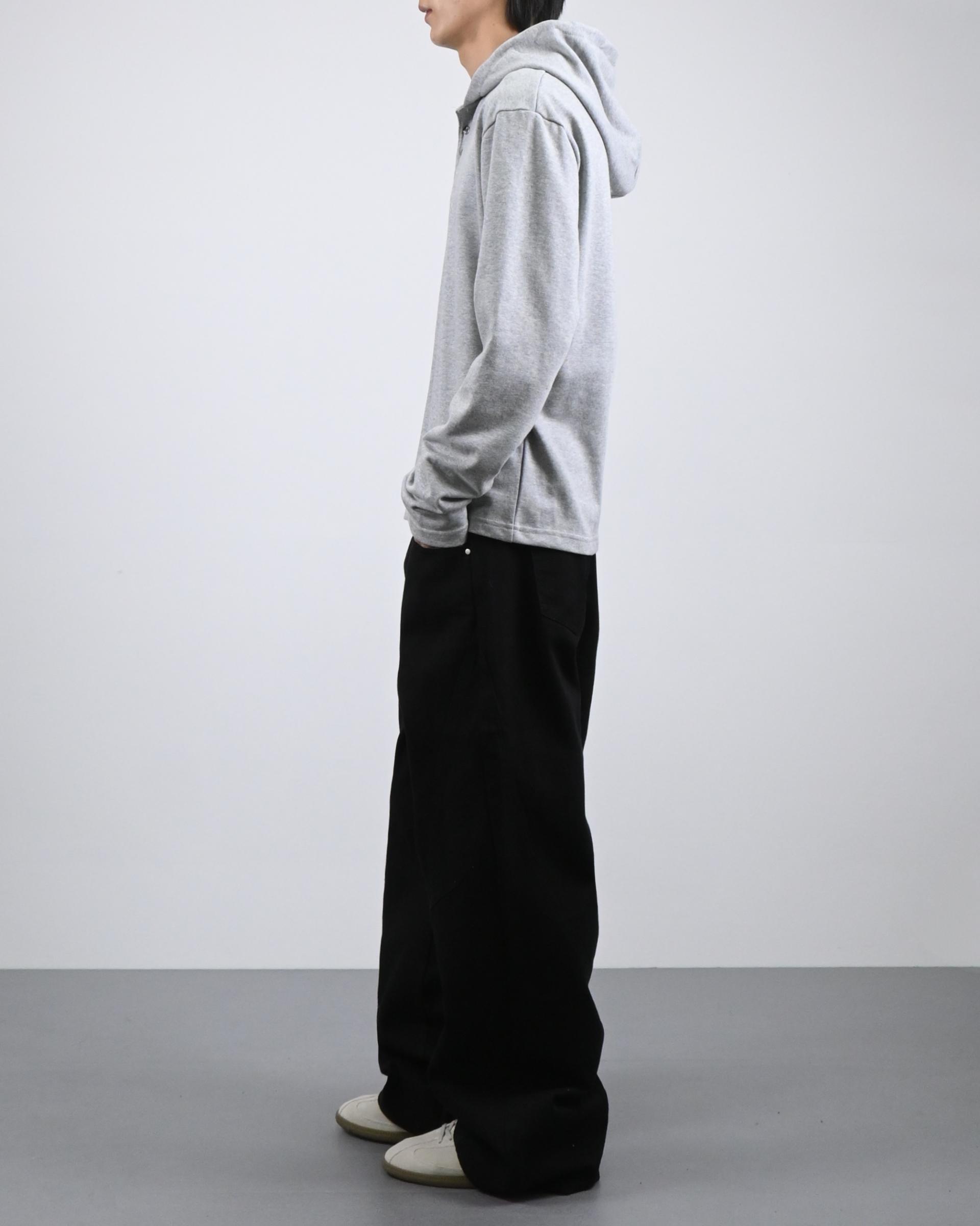 warmer henley neck hoodie