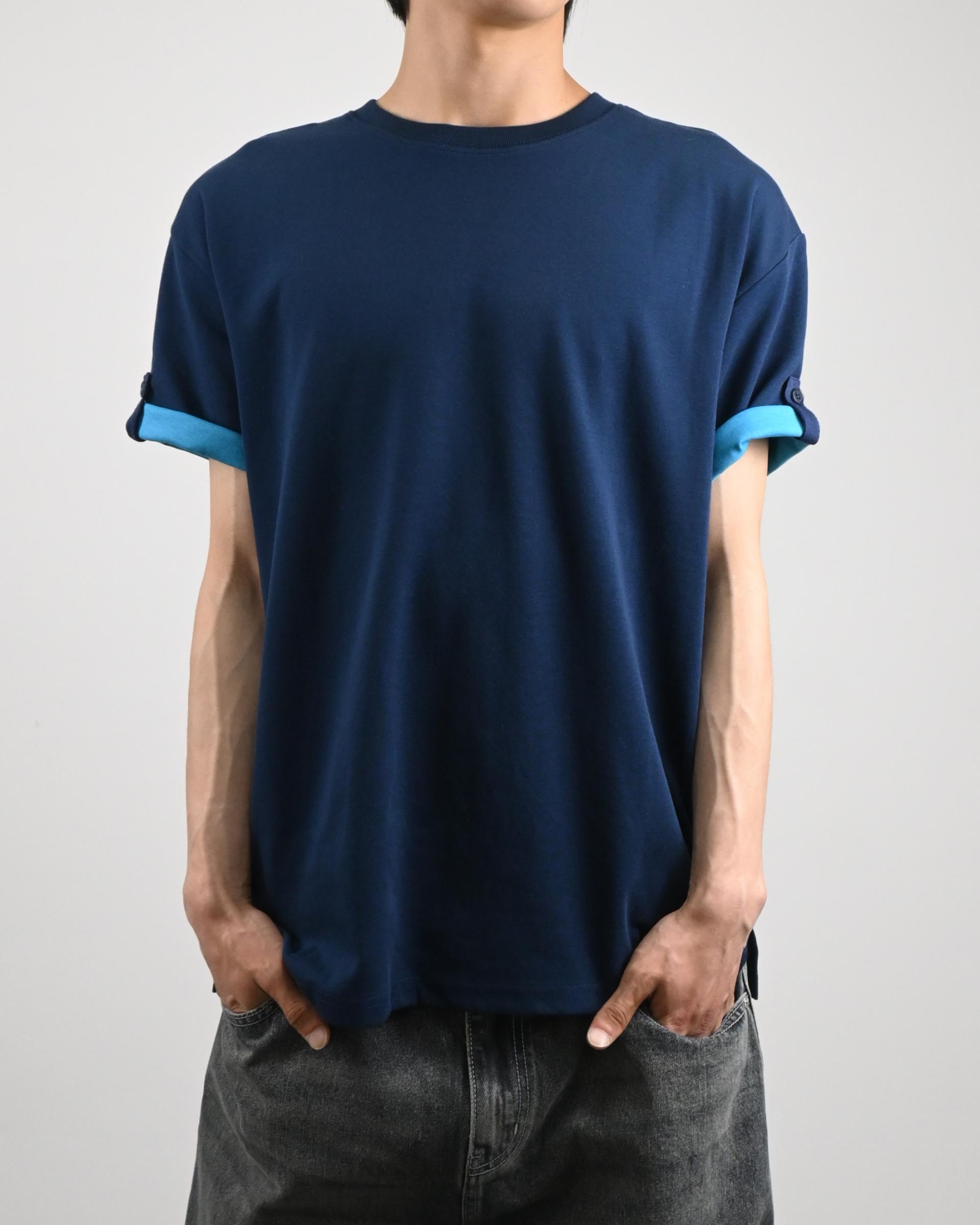 coloring roll-up half t-shirt
