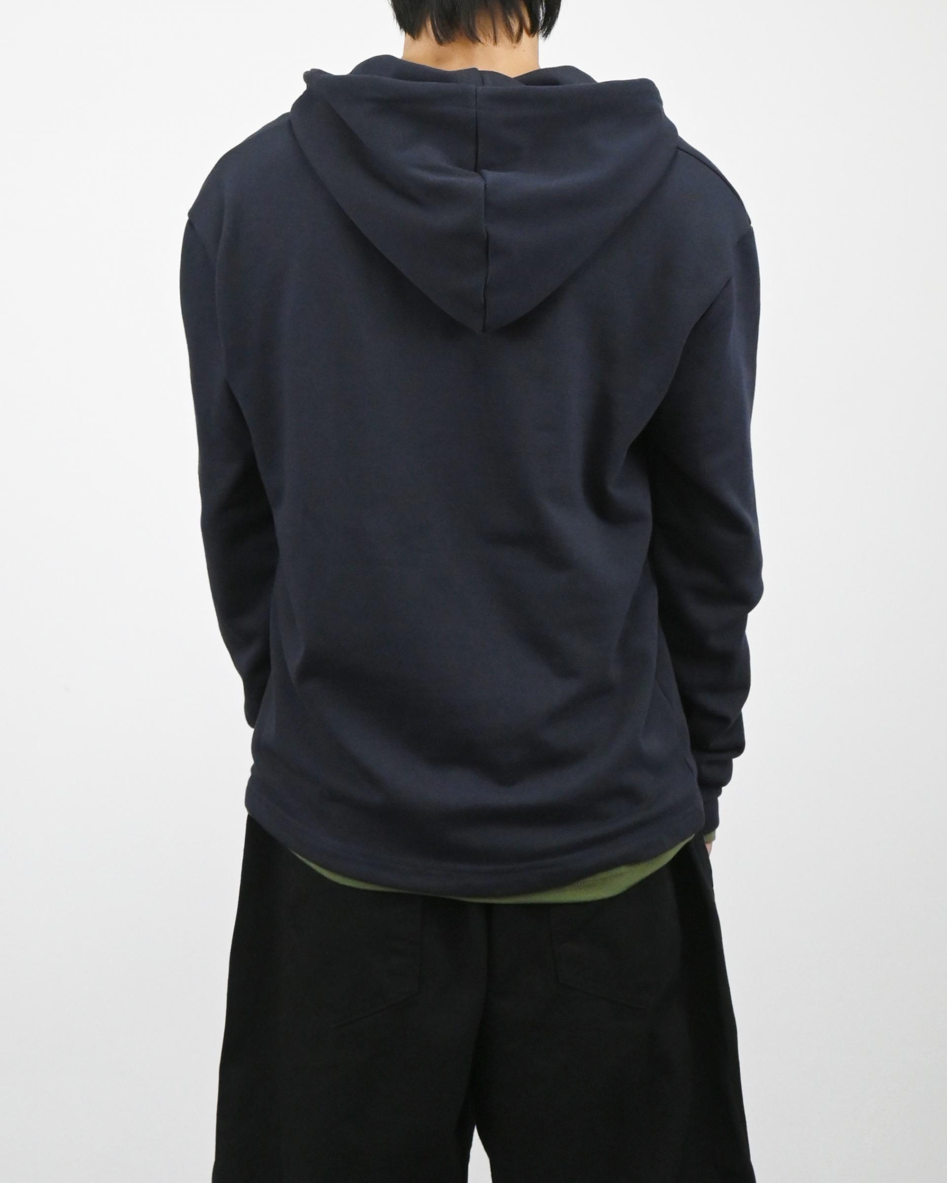 warmer henley neck hoodie