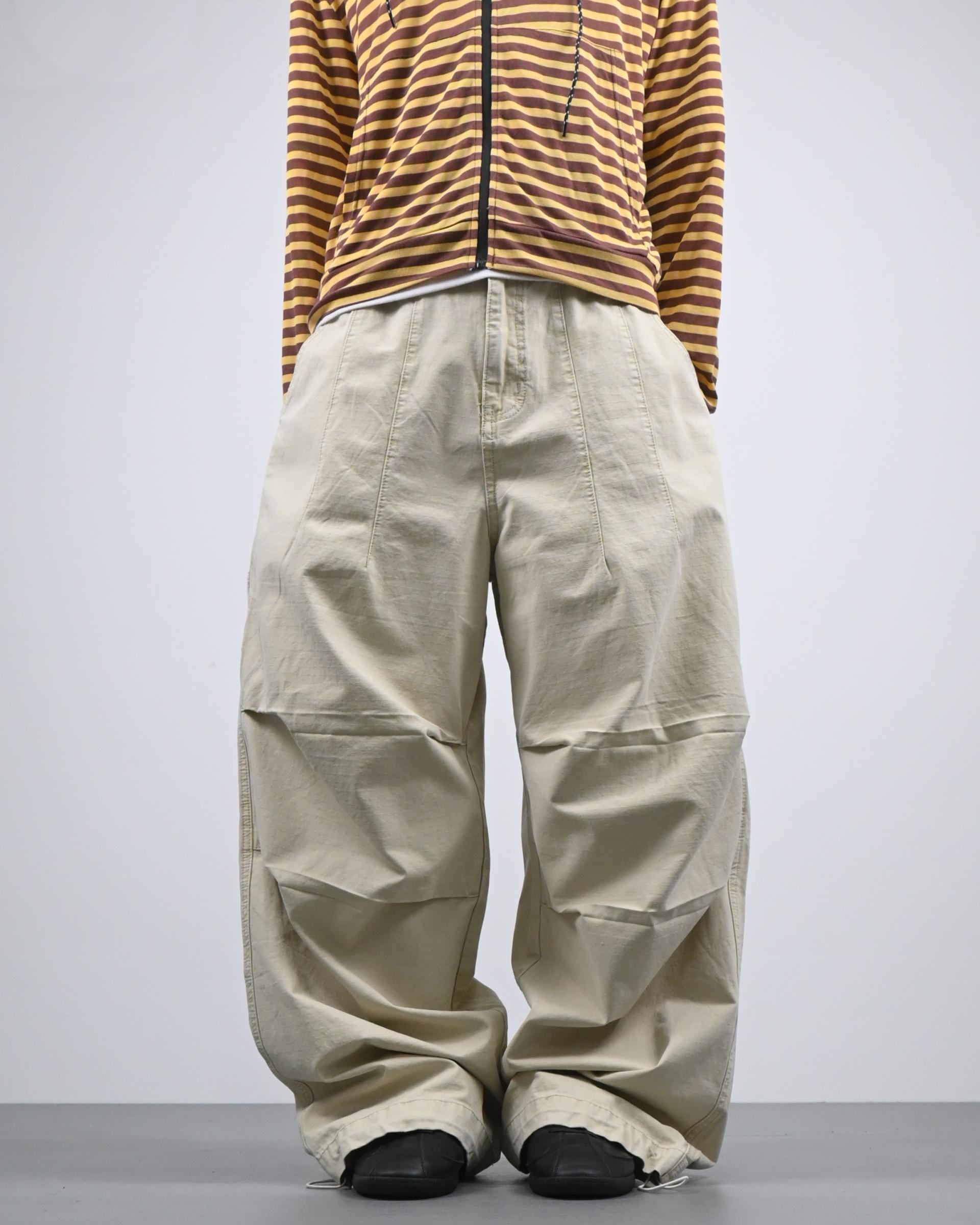 lip stop dining parasuit cotton pants