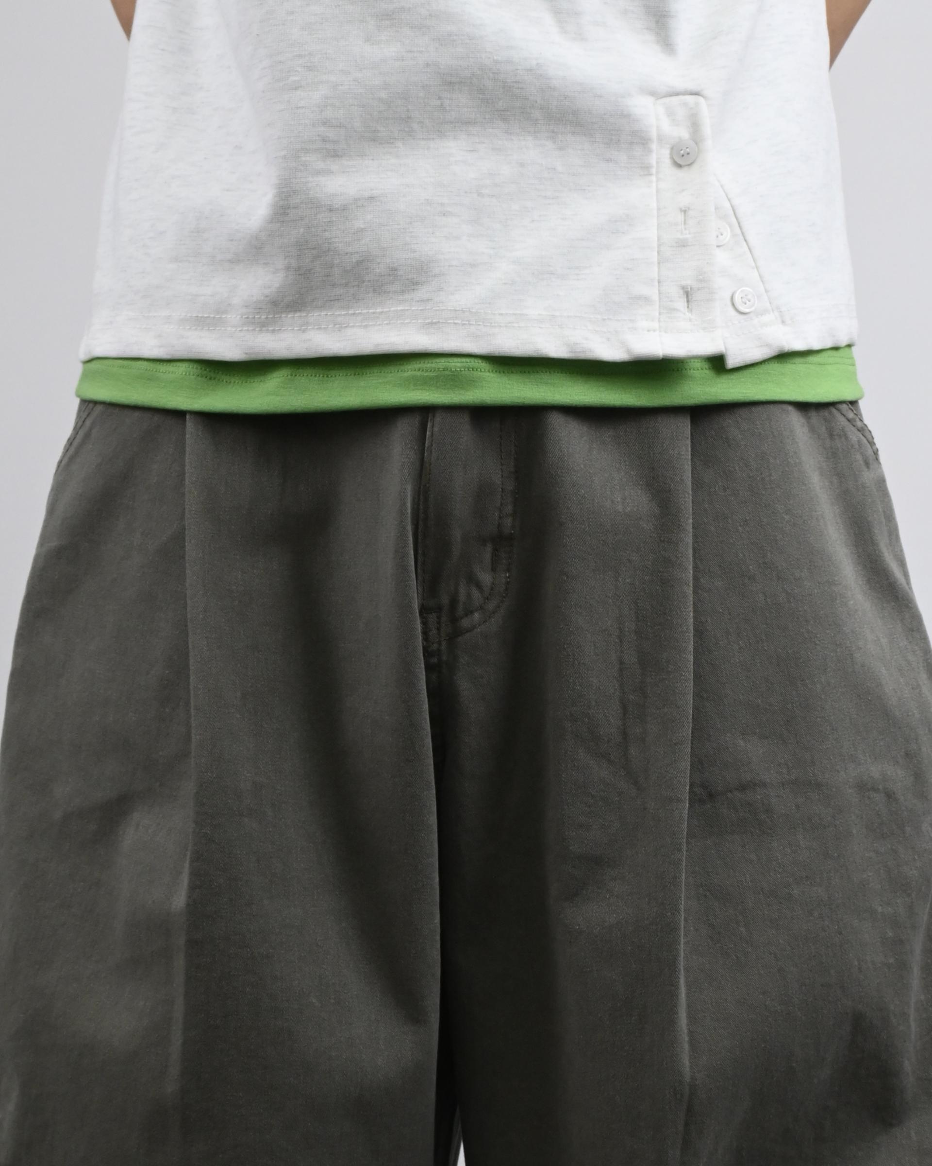 volumetric balloon cotton pants