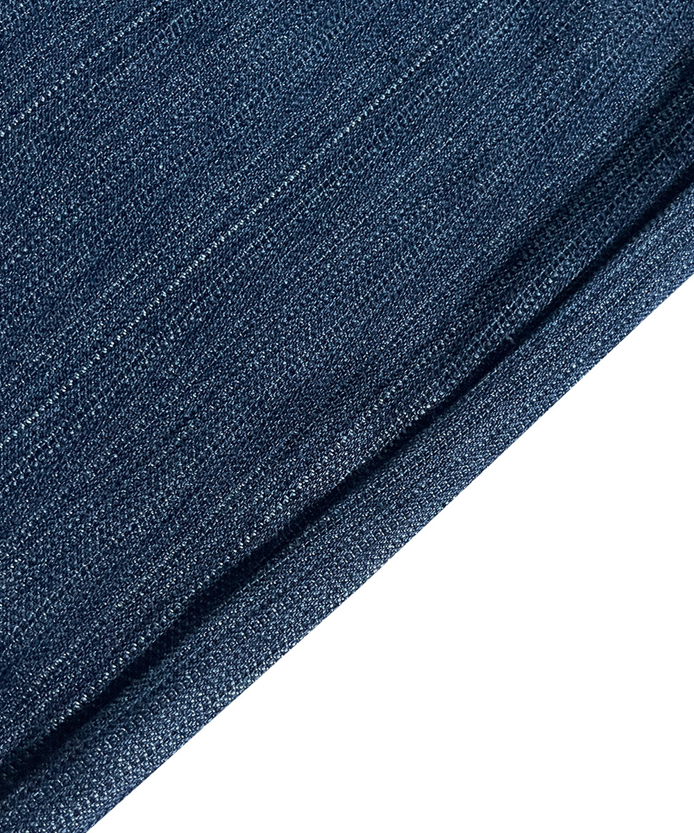 sparkle stripe denim pants