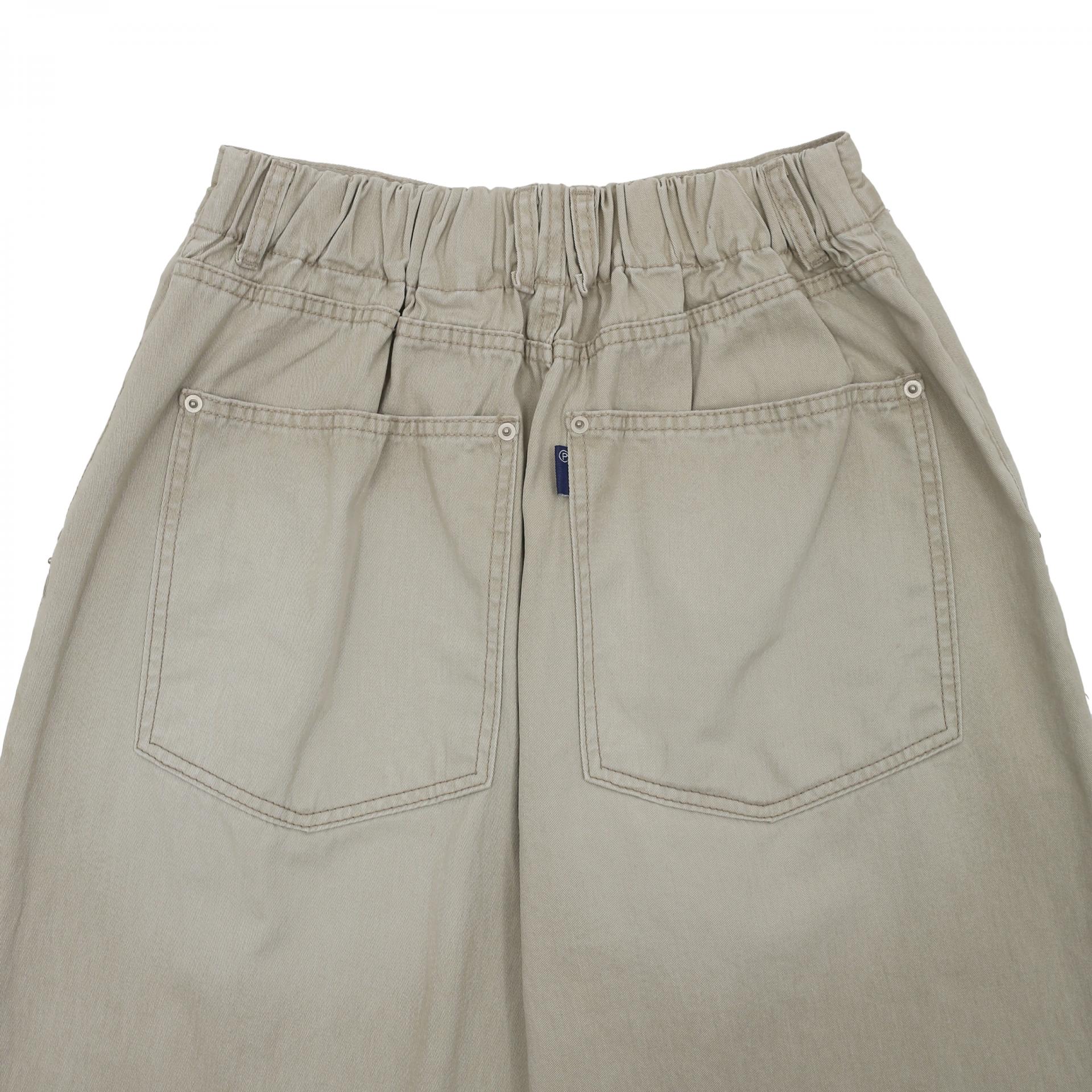 printed pigment balloon cotton pants