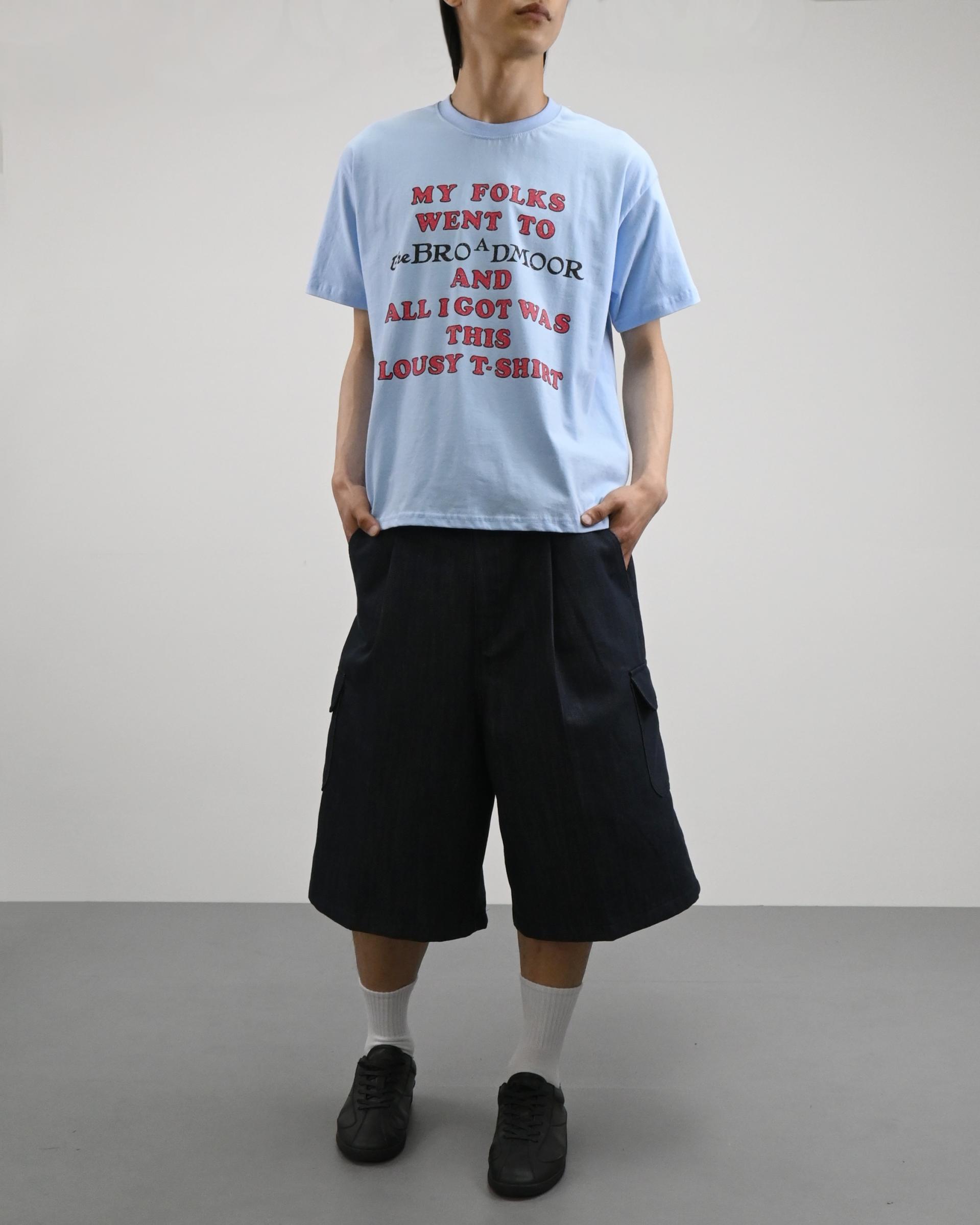 luge lettering half t-shirt