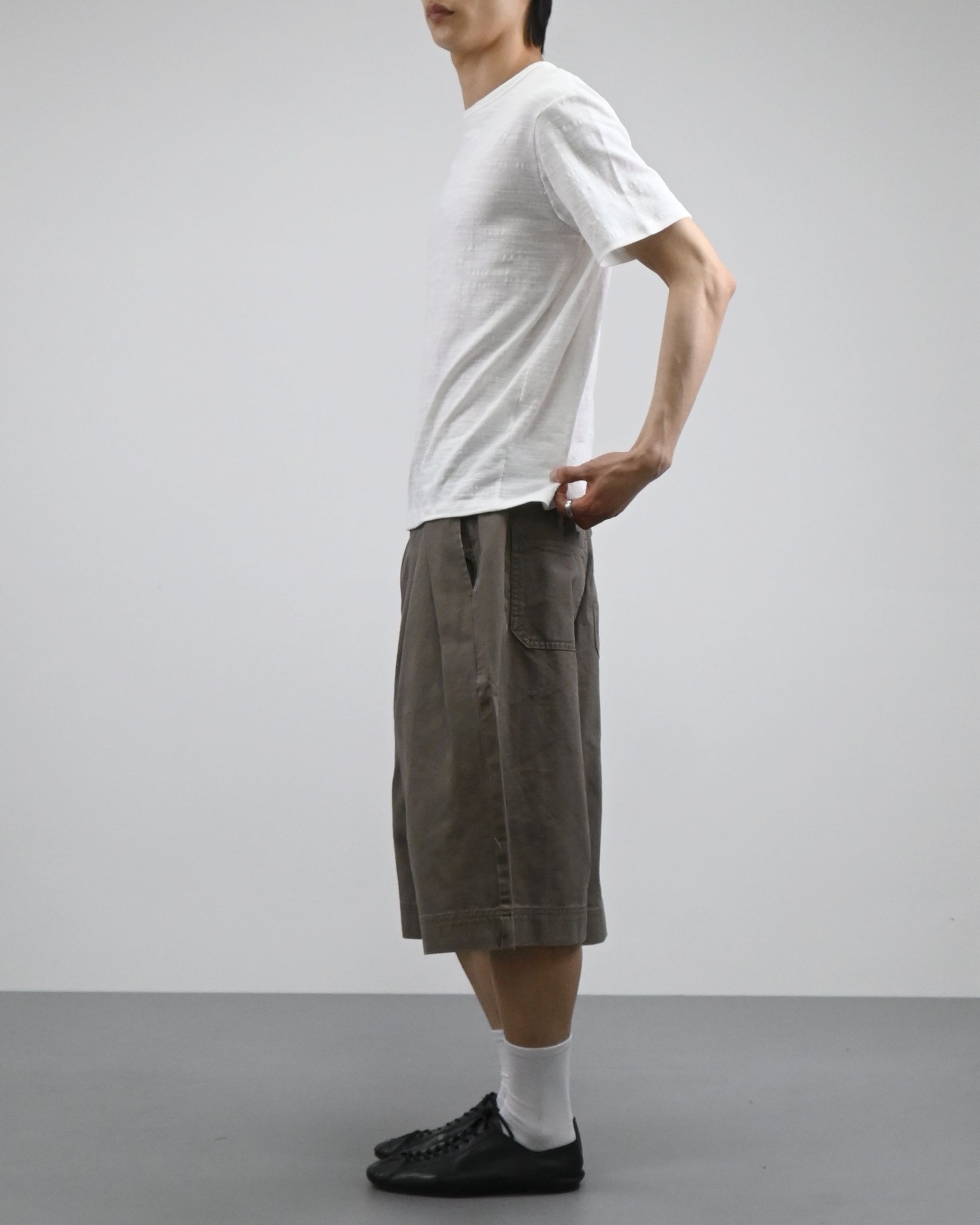 slub vintage half t-shirt