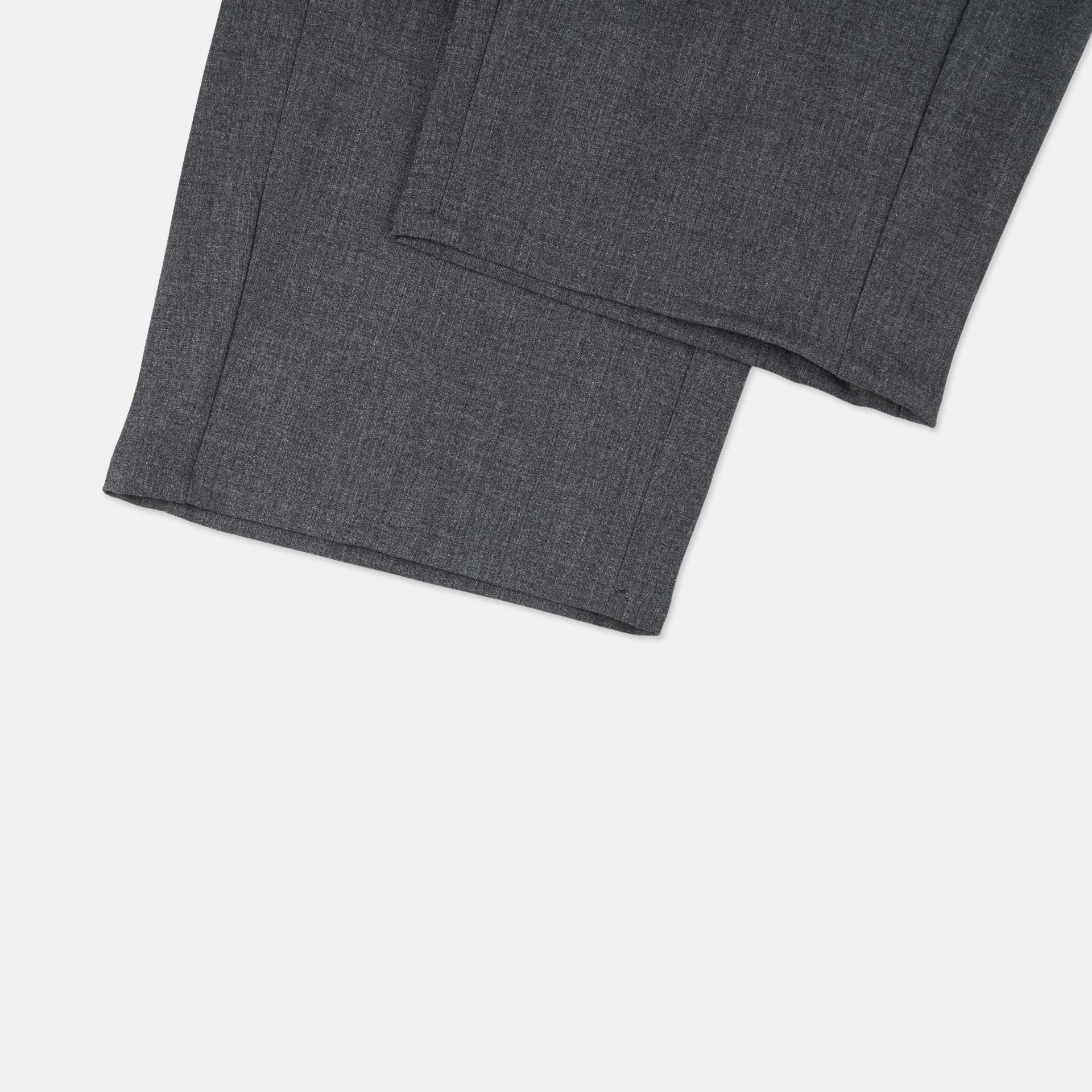 rivet side tuck slacks