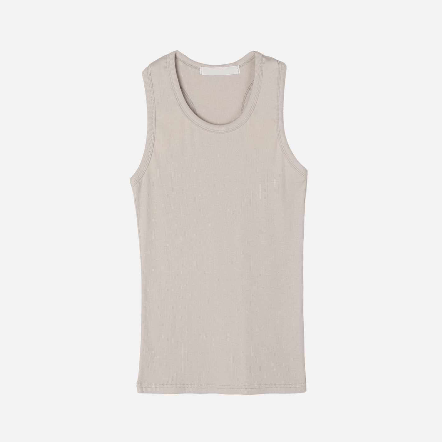 stretchable ribbed vest