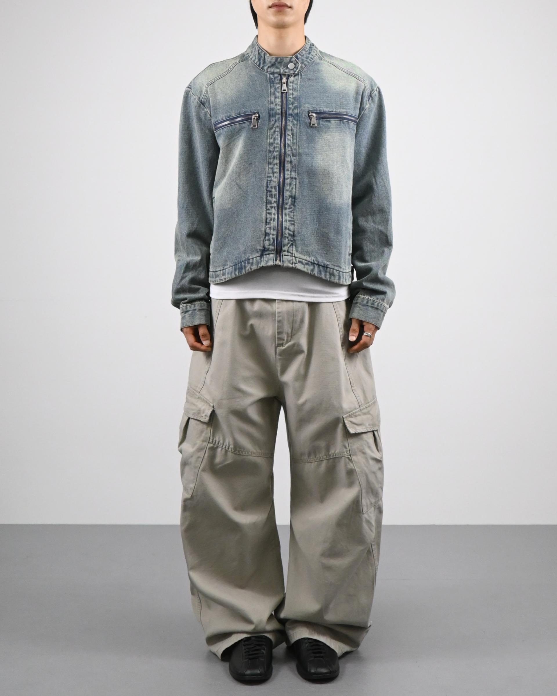 neon invision curved cotton pants