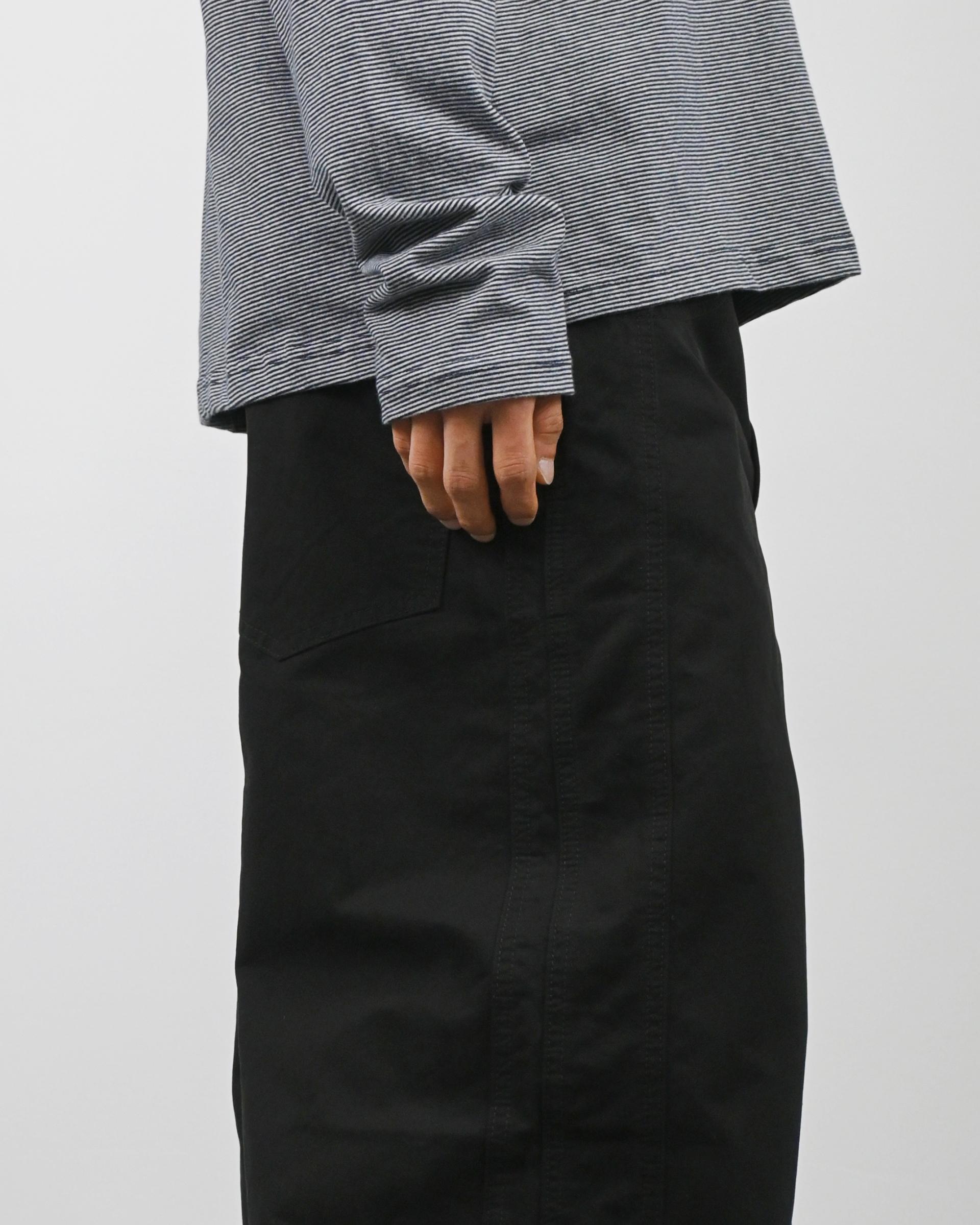 line bijo curved cotton pants