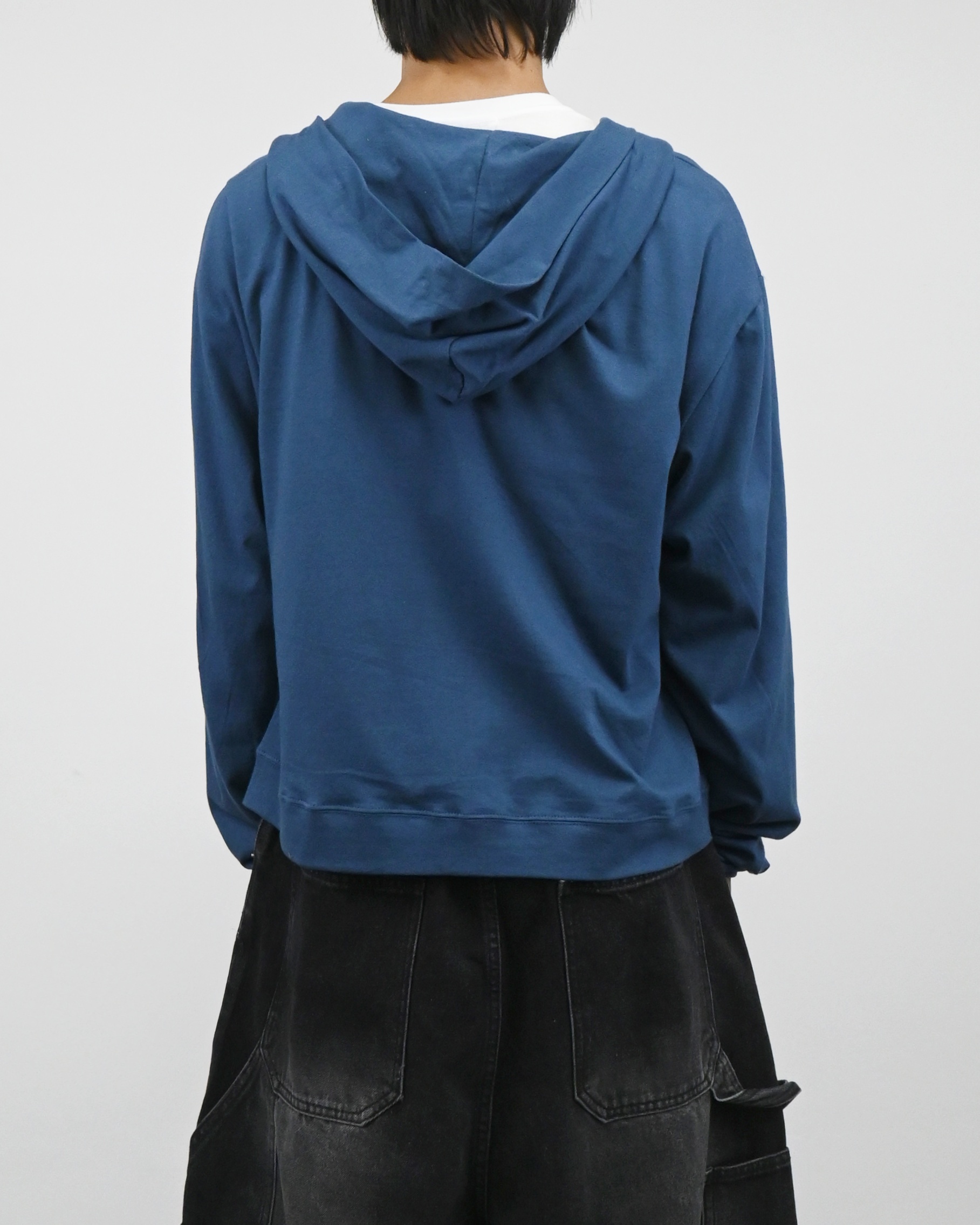rudy crop hoodie zip-up