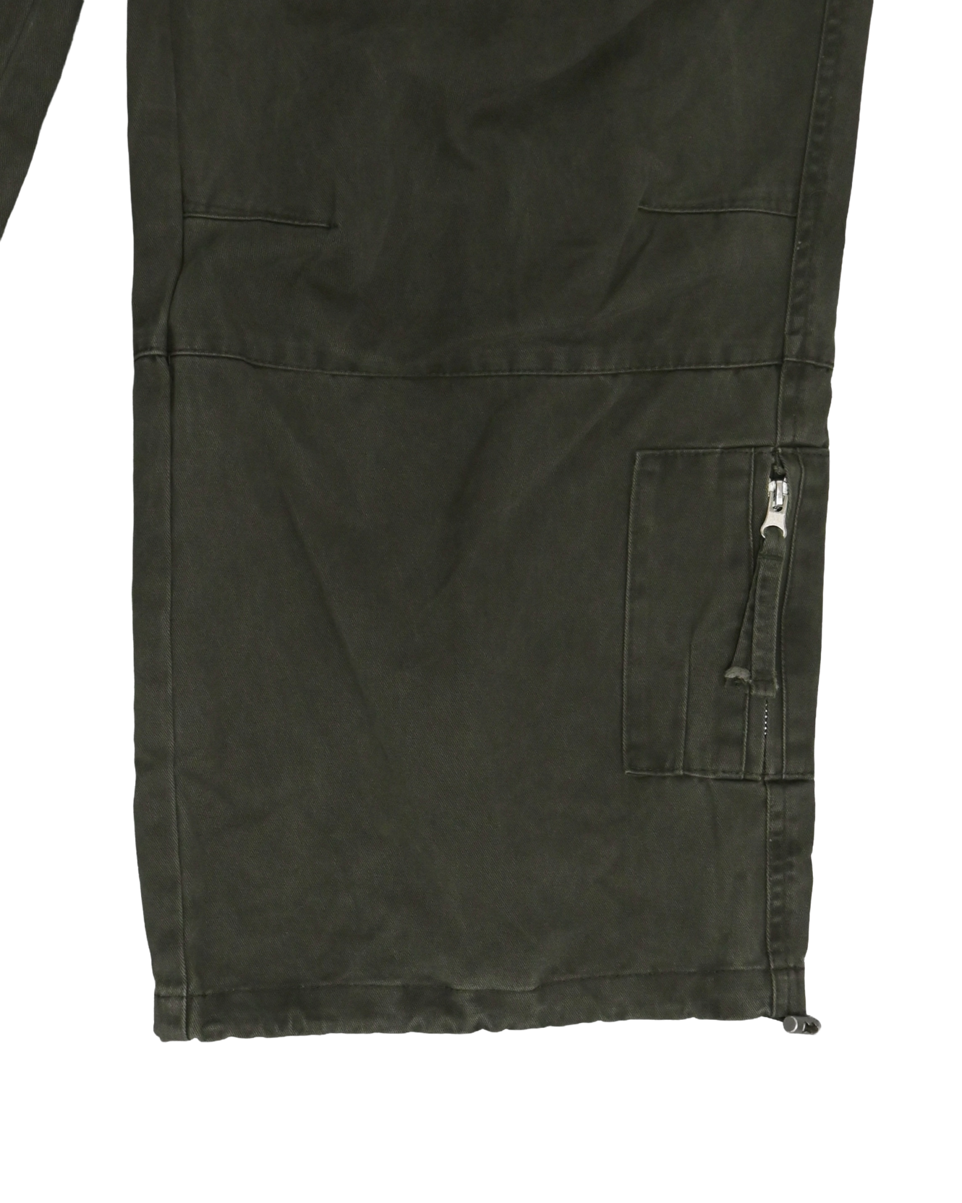 box pocket cargo cotton pants