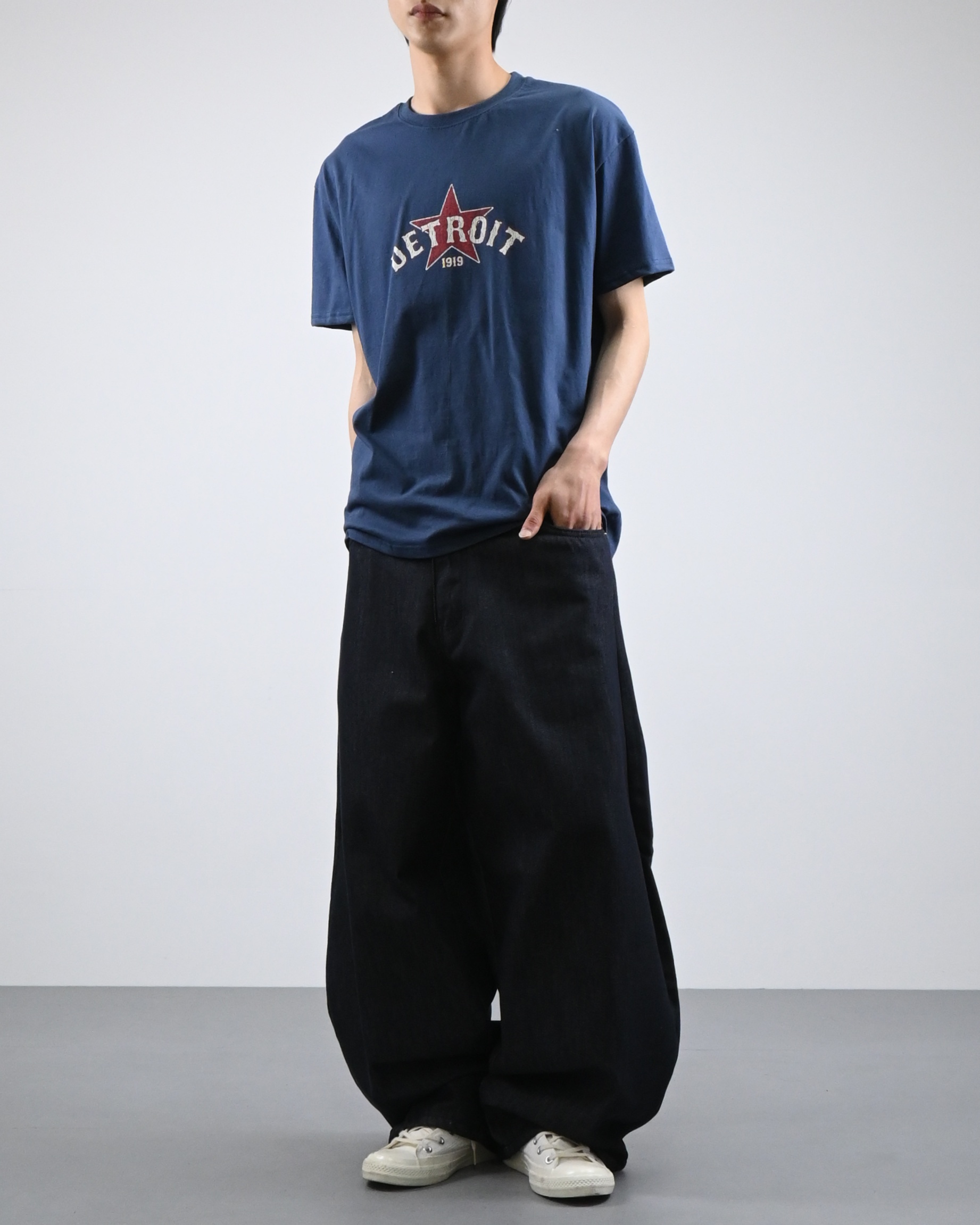 detroit half t-shirt