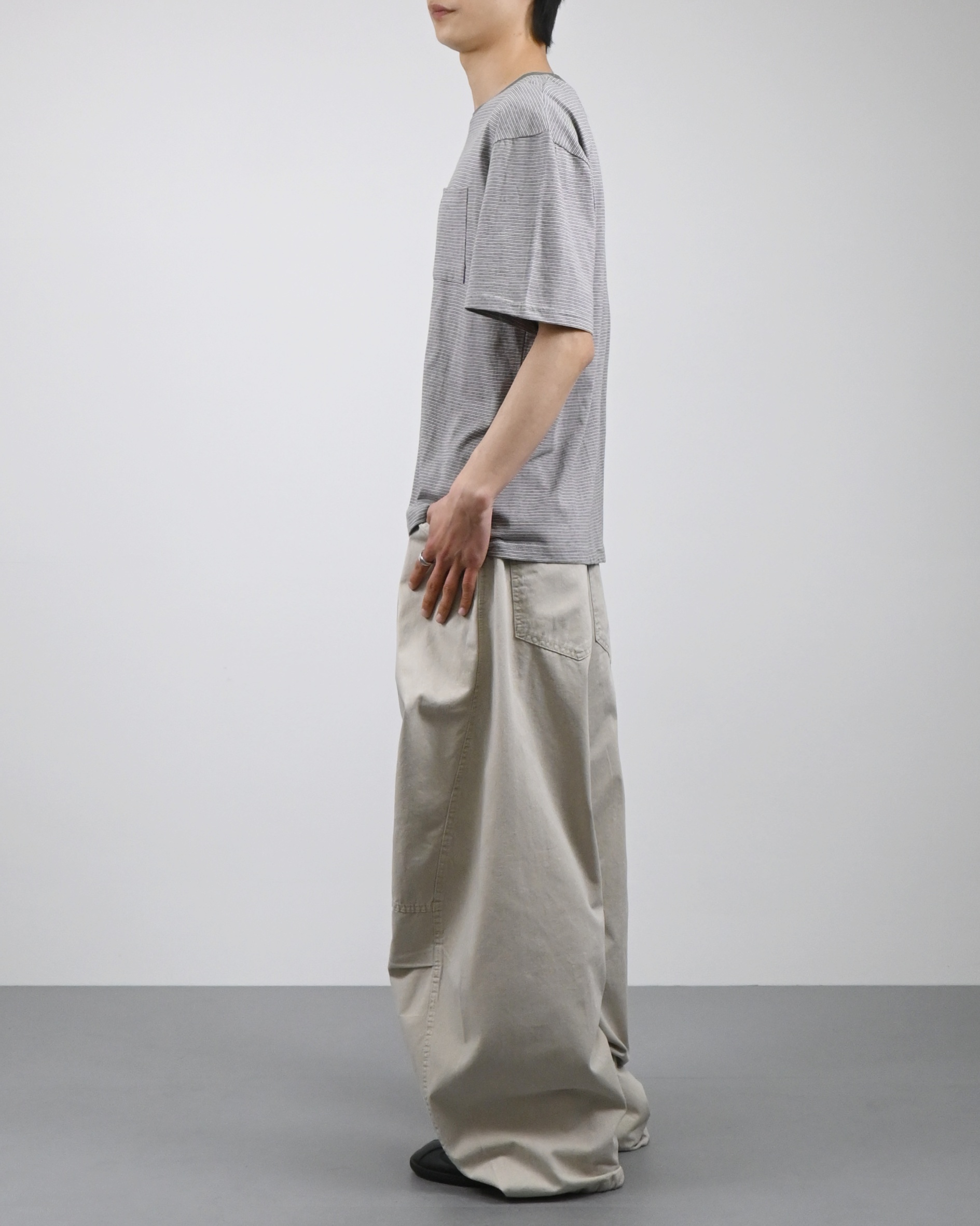 volumetric balloon cotton pants