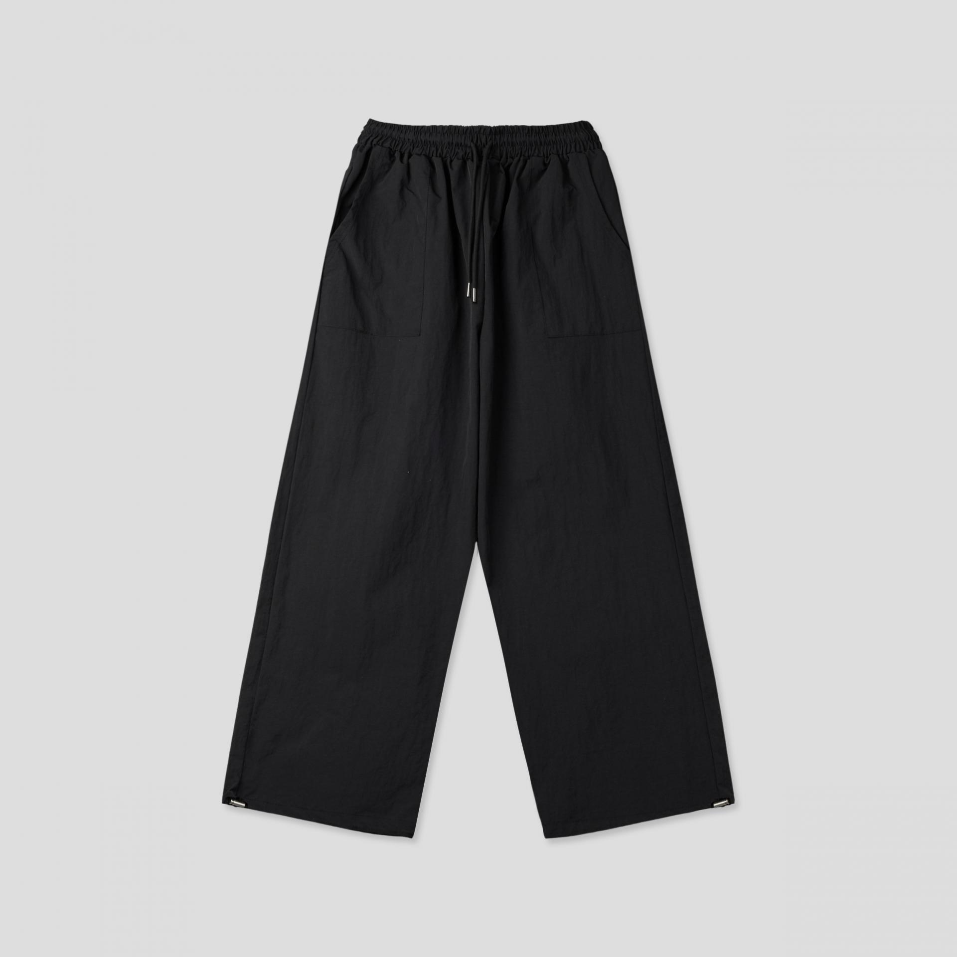 rope curved nylon pants
