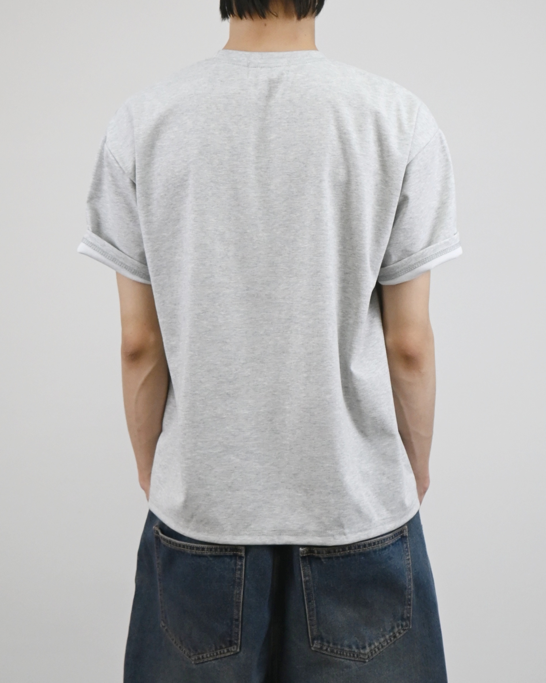 rivet crop half t-shirt