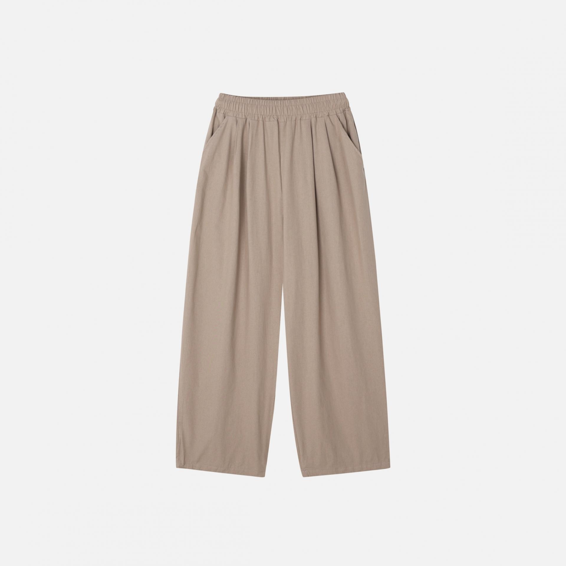 linen cotton balloon pants