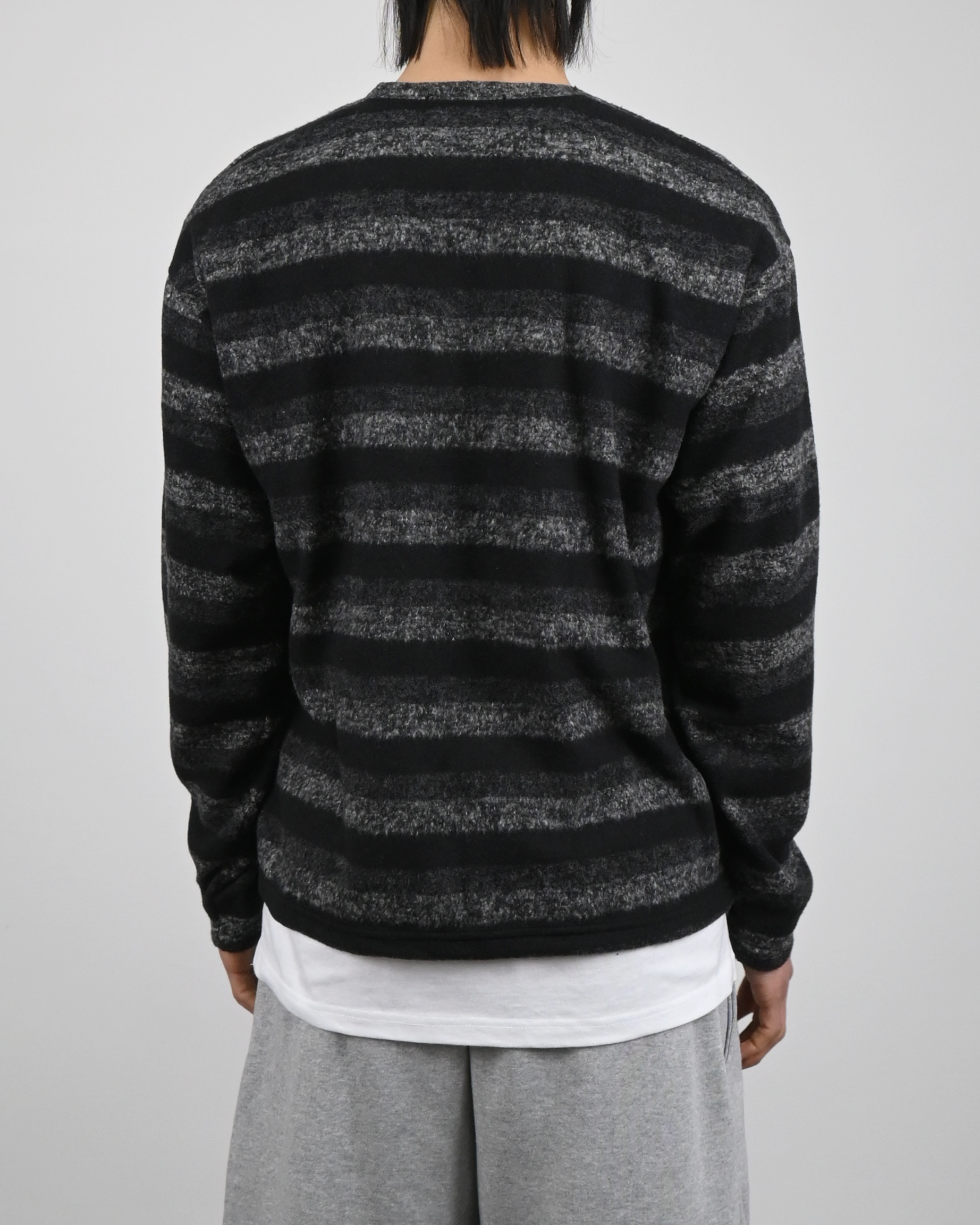 ash stripe knit
