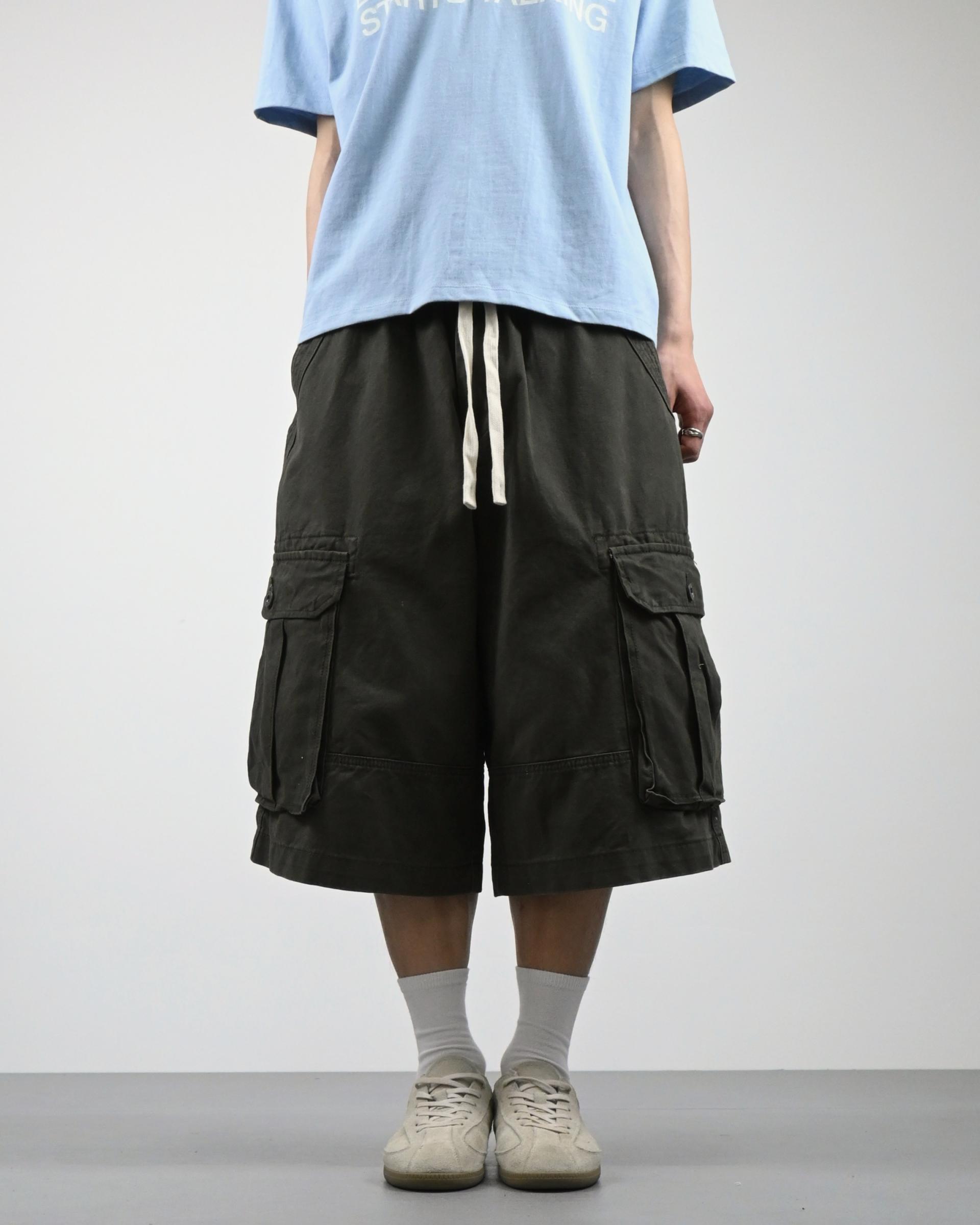 bio cotton bermuda cargo pants