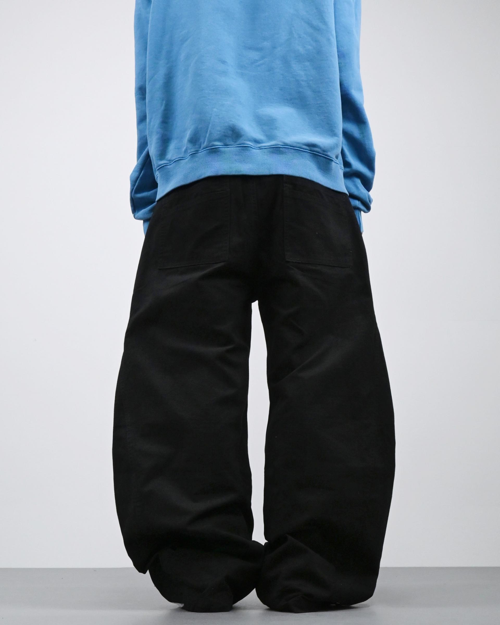 razor washed black denim pants 복제