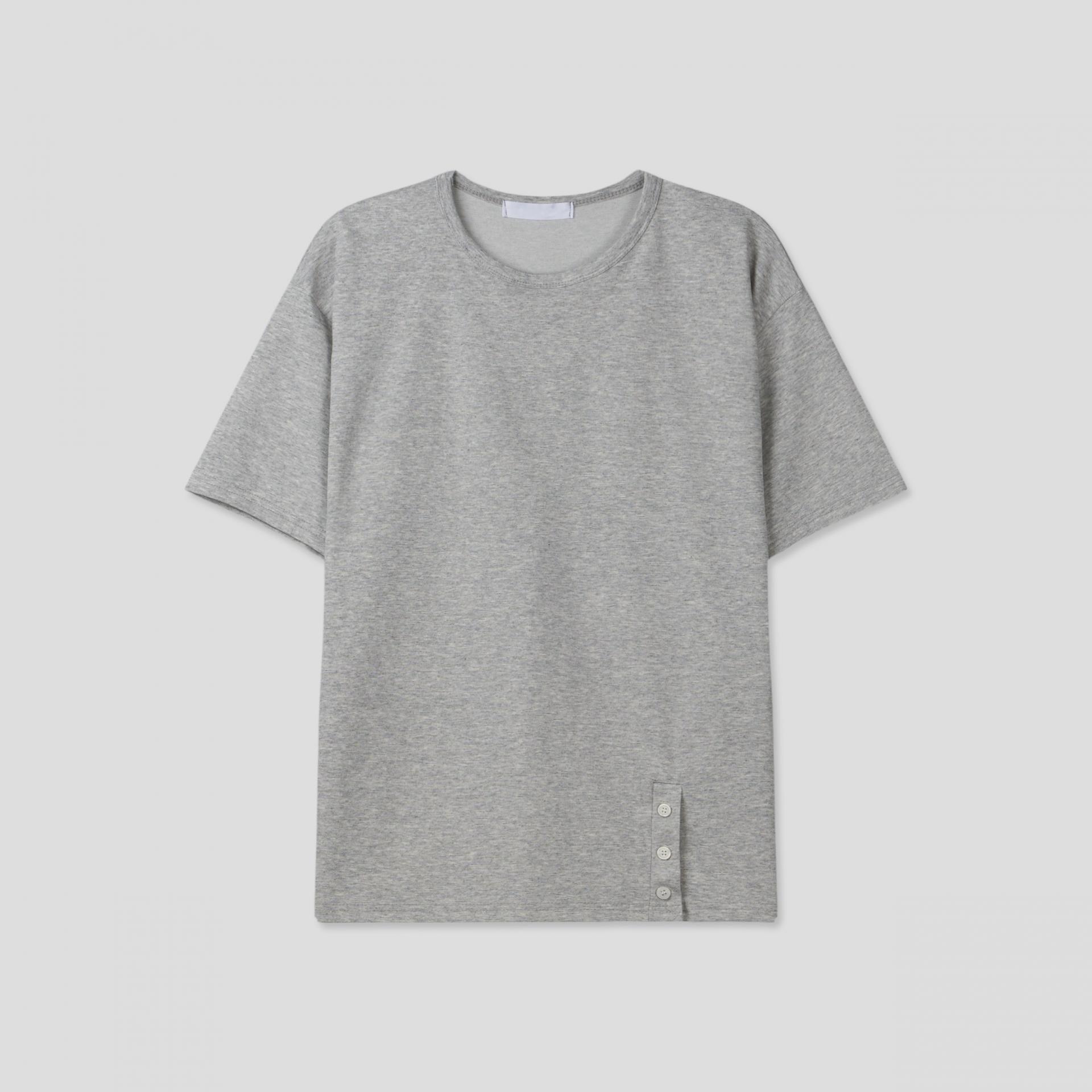 under snap half-t-shirt