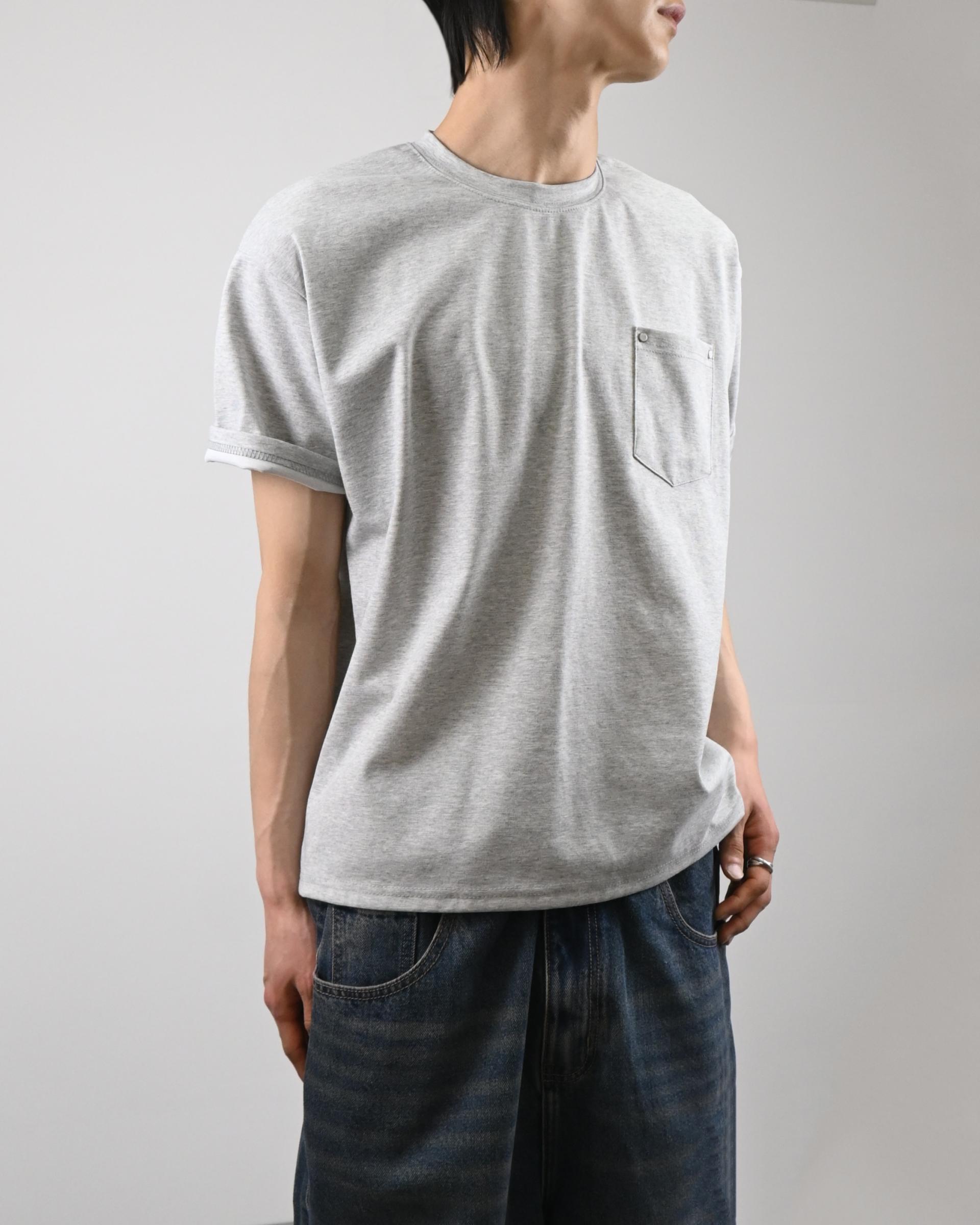 rivet crop half t-shirt