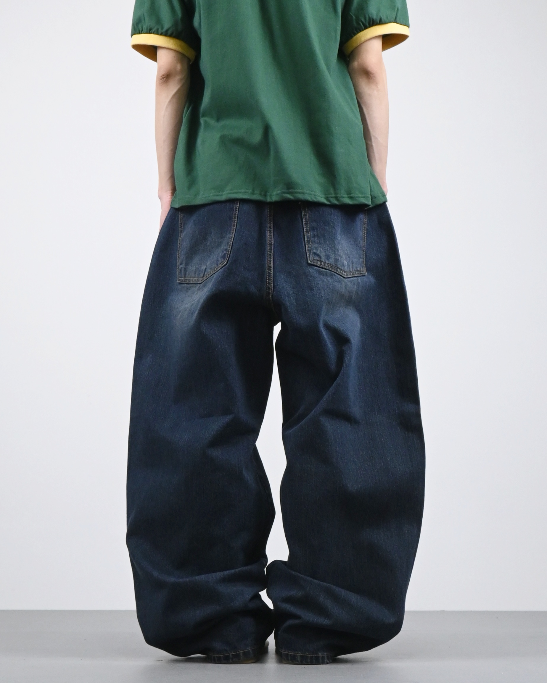 jane puttig pocket denim pants