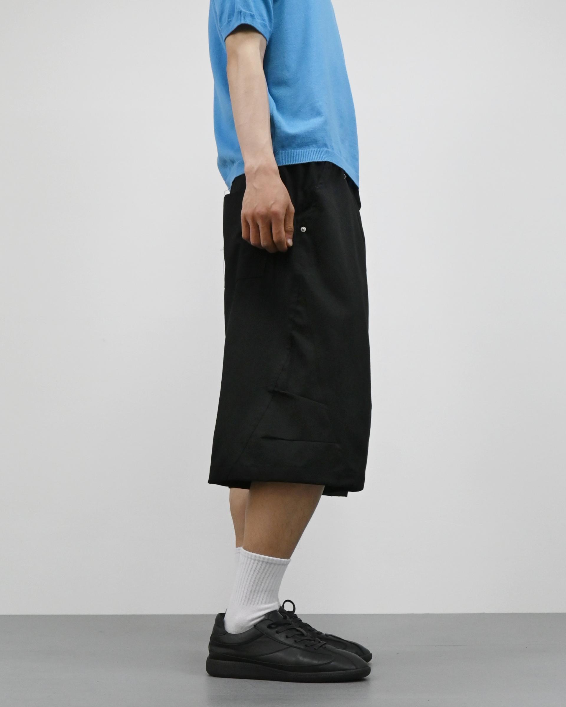 archive curved bermuda cotton pants