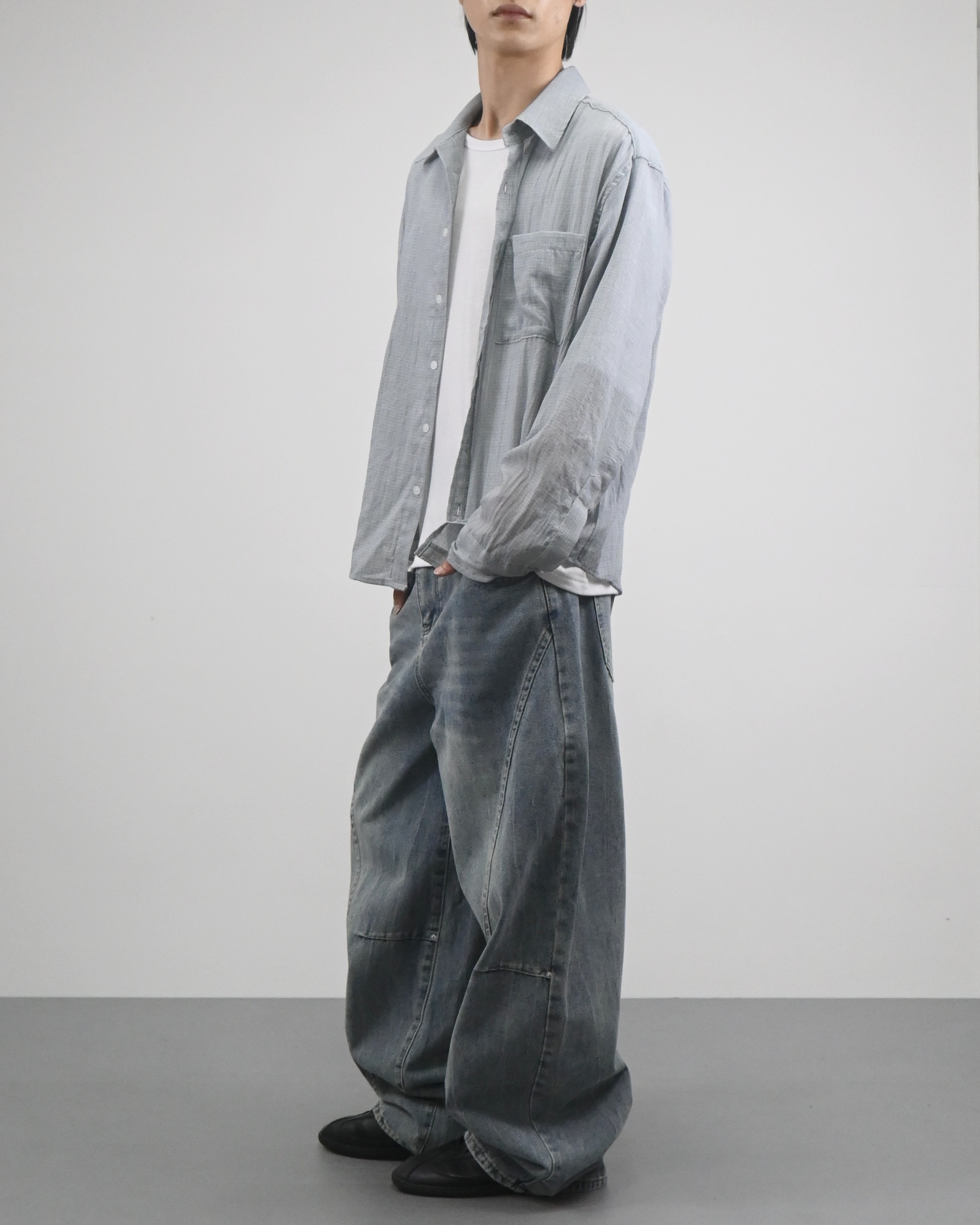 pastel check shirt