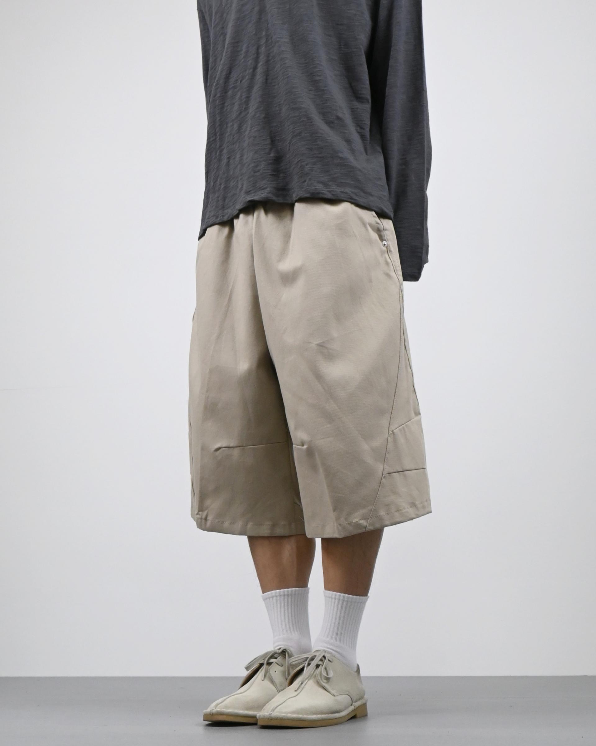 archive curved bermuda cotton pants