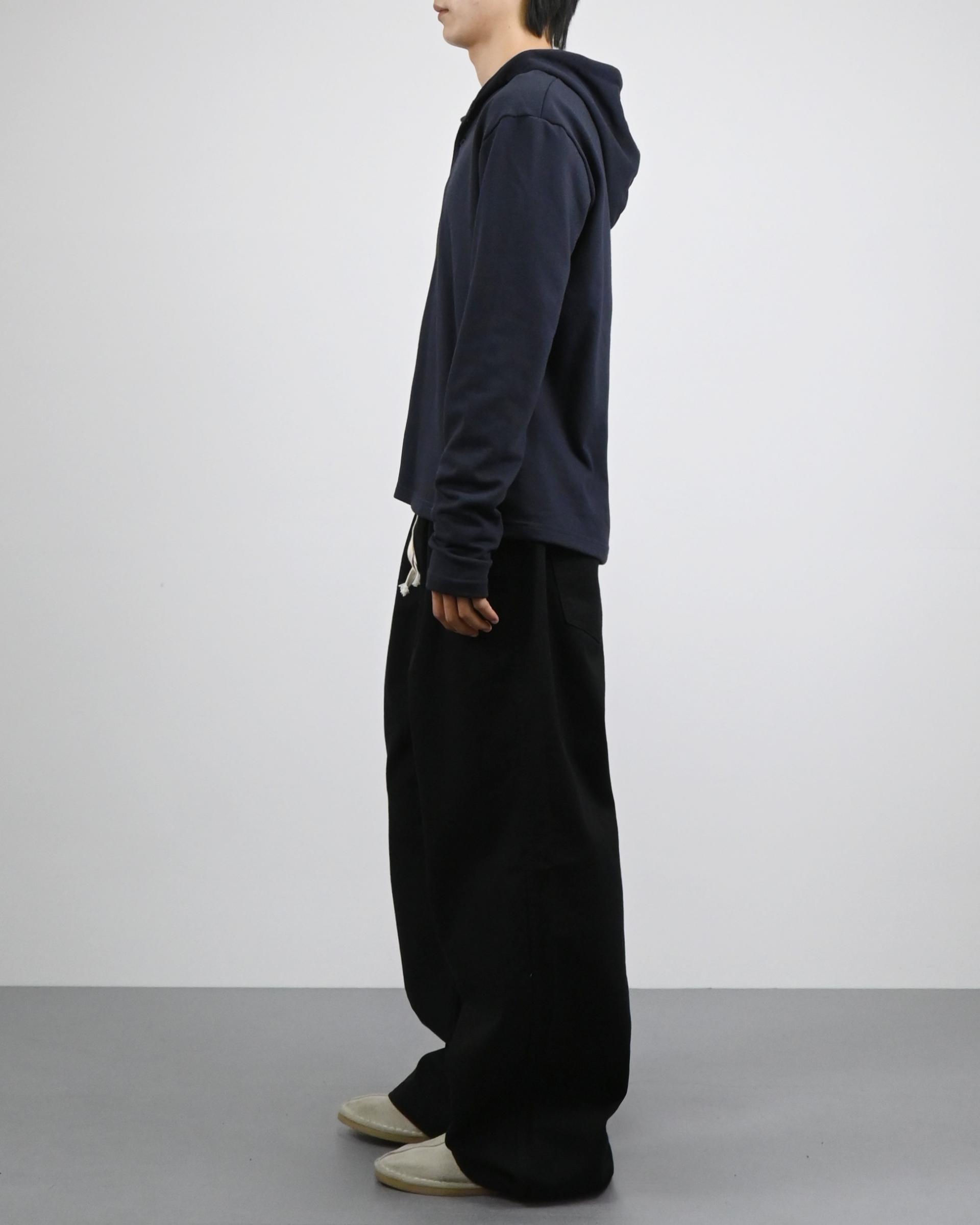 warmer henley neck hoodie