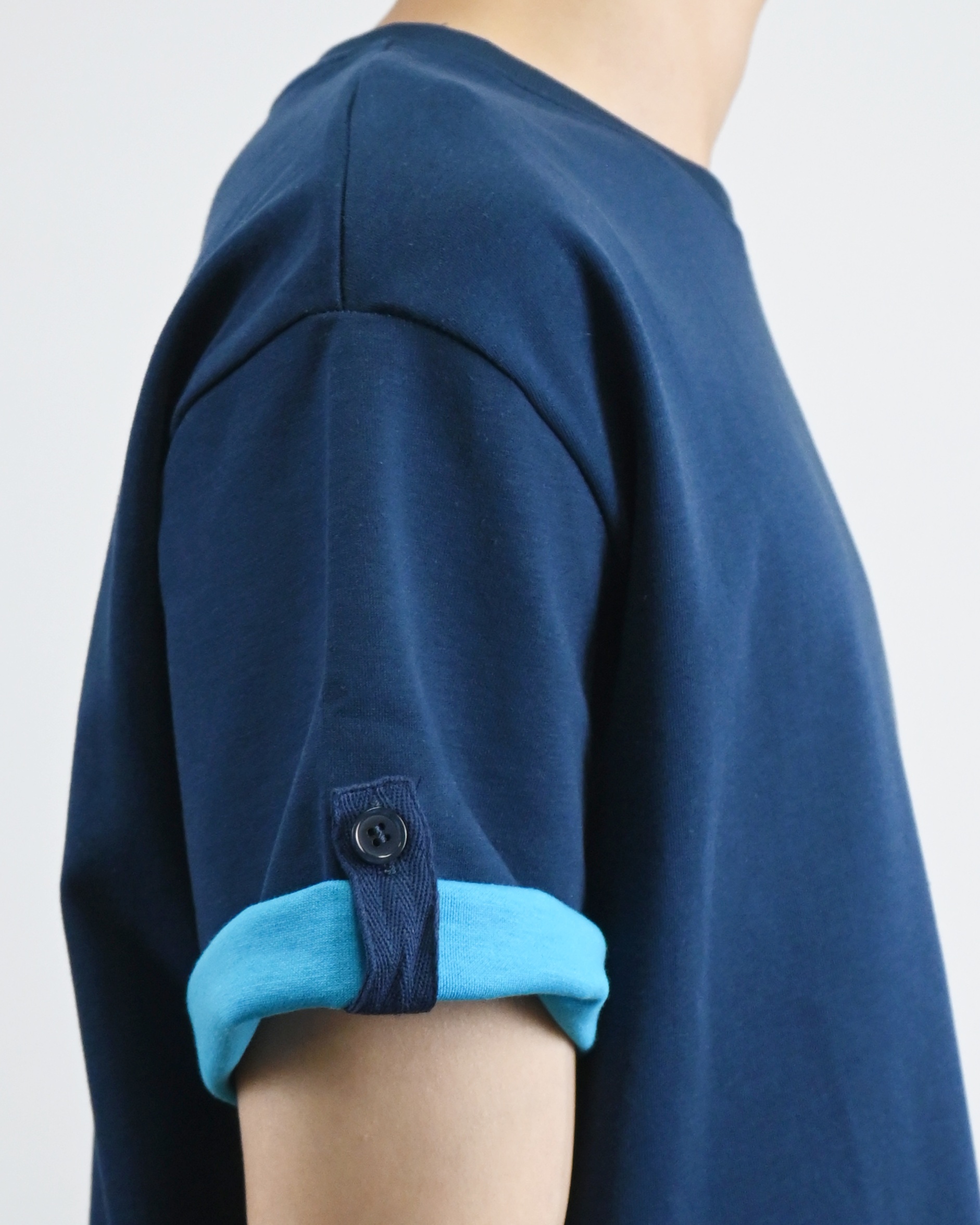 coloring roll-up half t-shirt