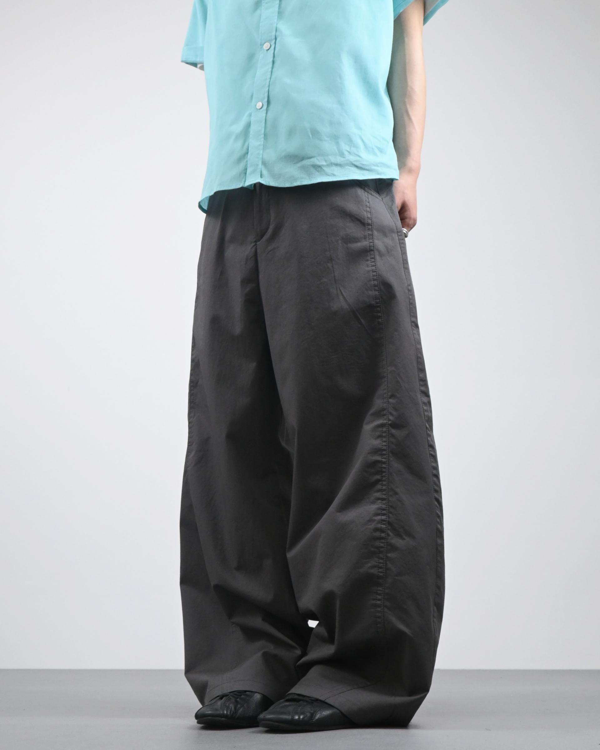 dear curved cotton pants