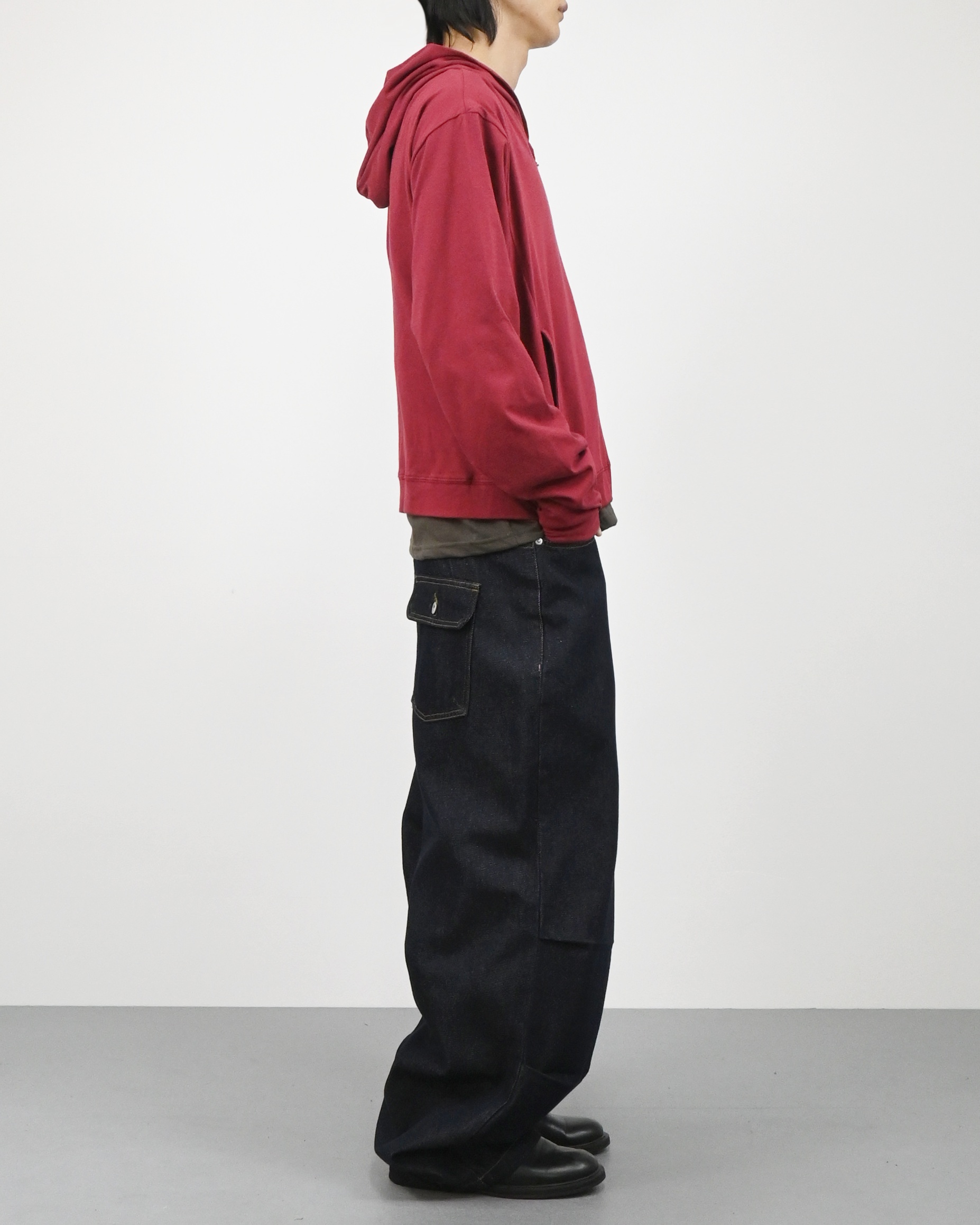 milo velcro balloon denim pants