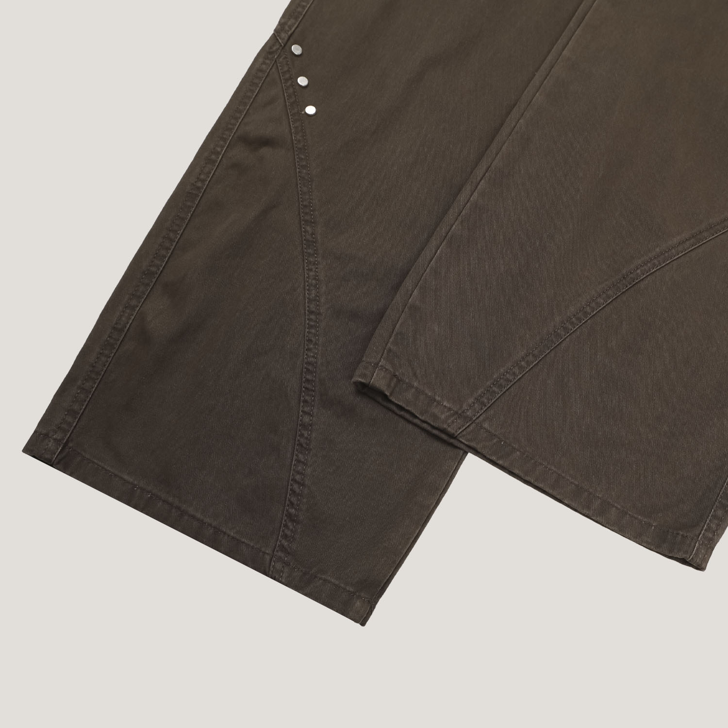 bio cotton rivet pants
