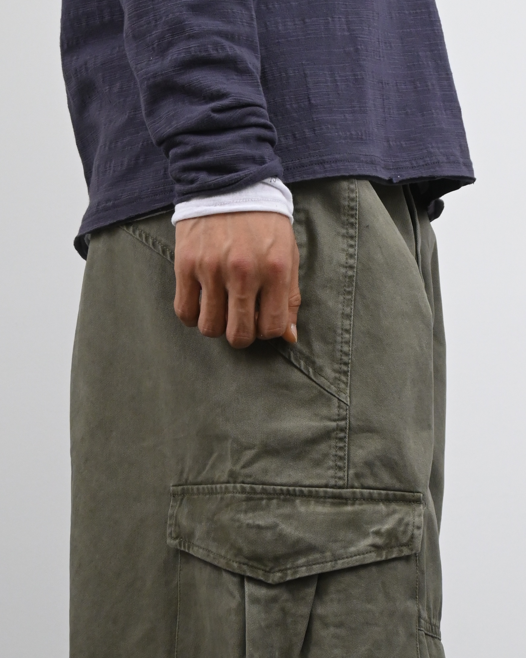 neon invision curved cotton pants