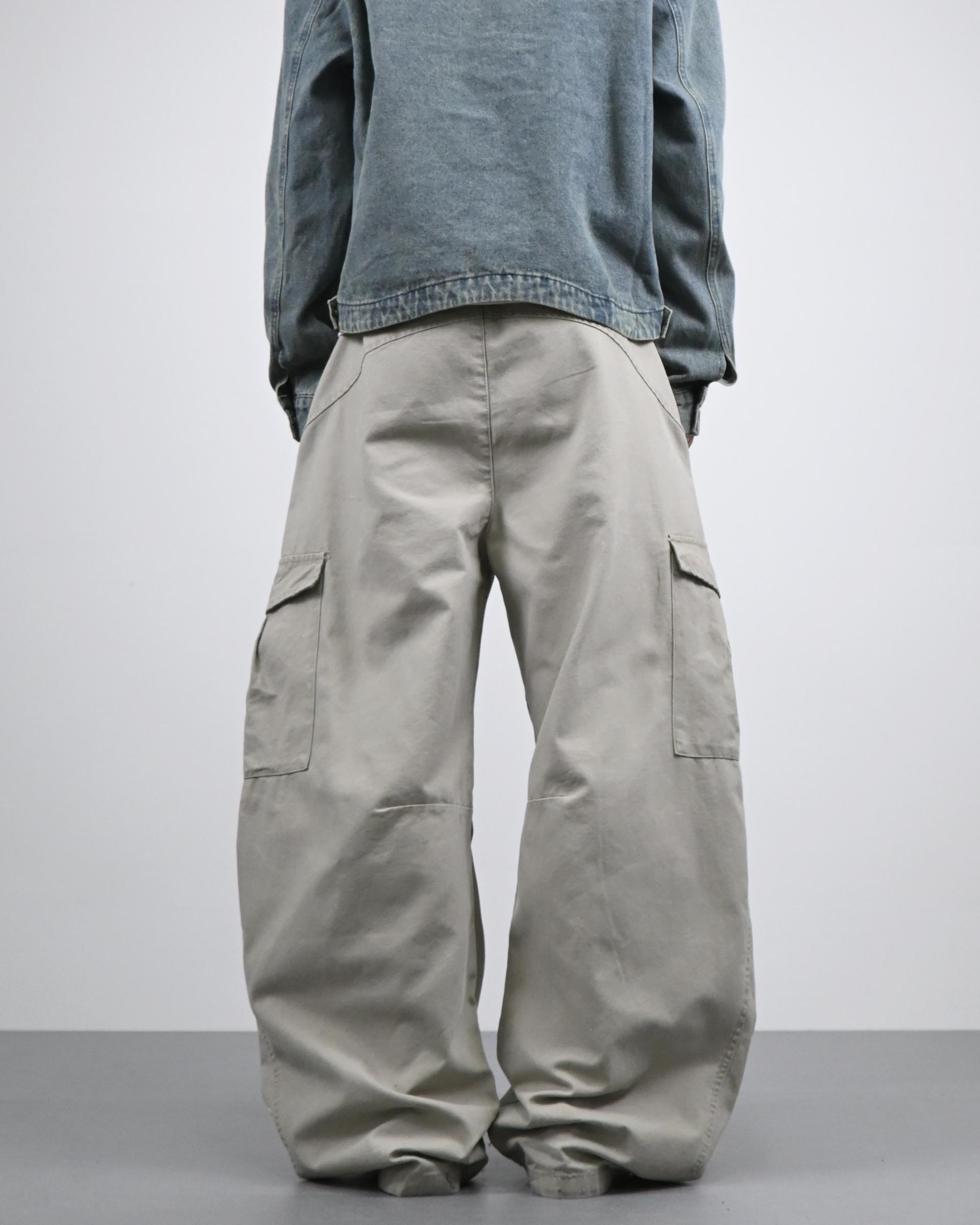 neon invision curved cotton pants