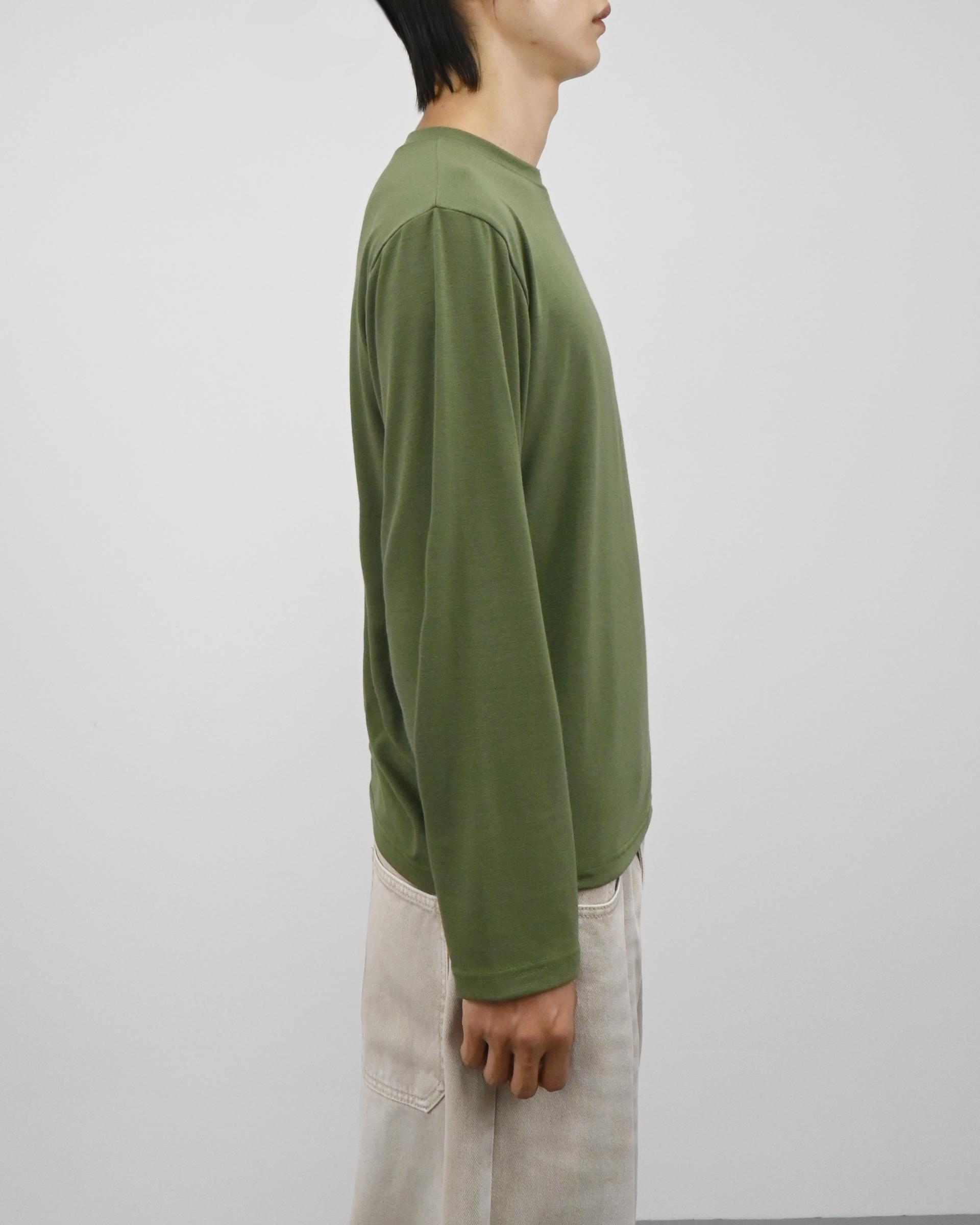 slub henley neck long sleeve 복제