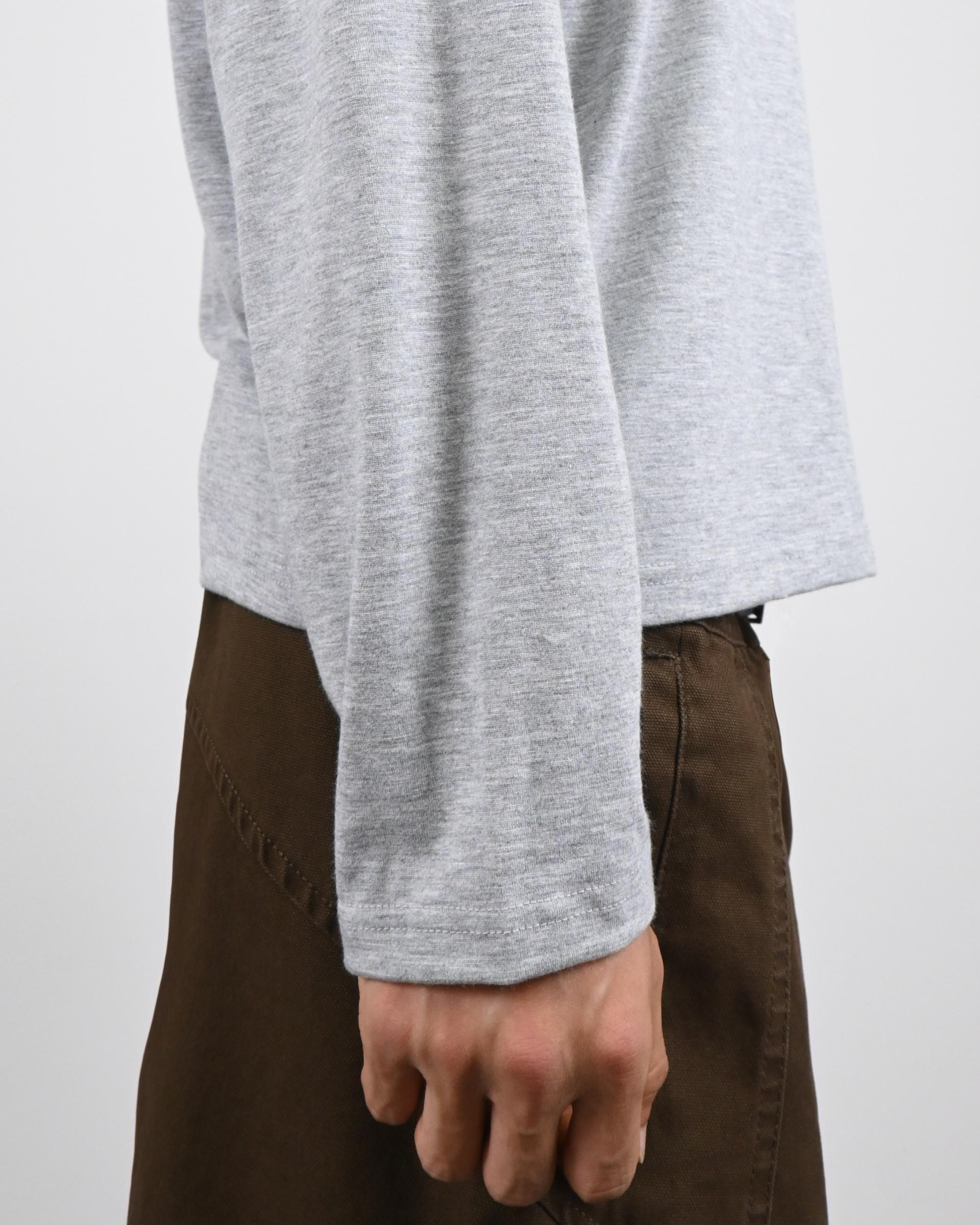 slub henley neck long sleeve 복제