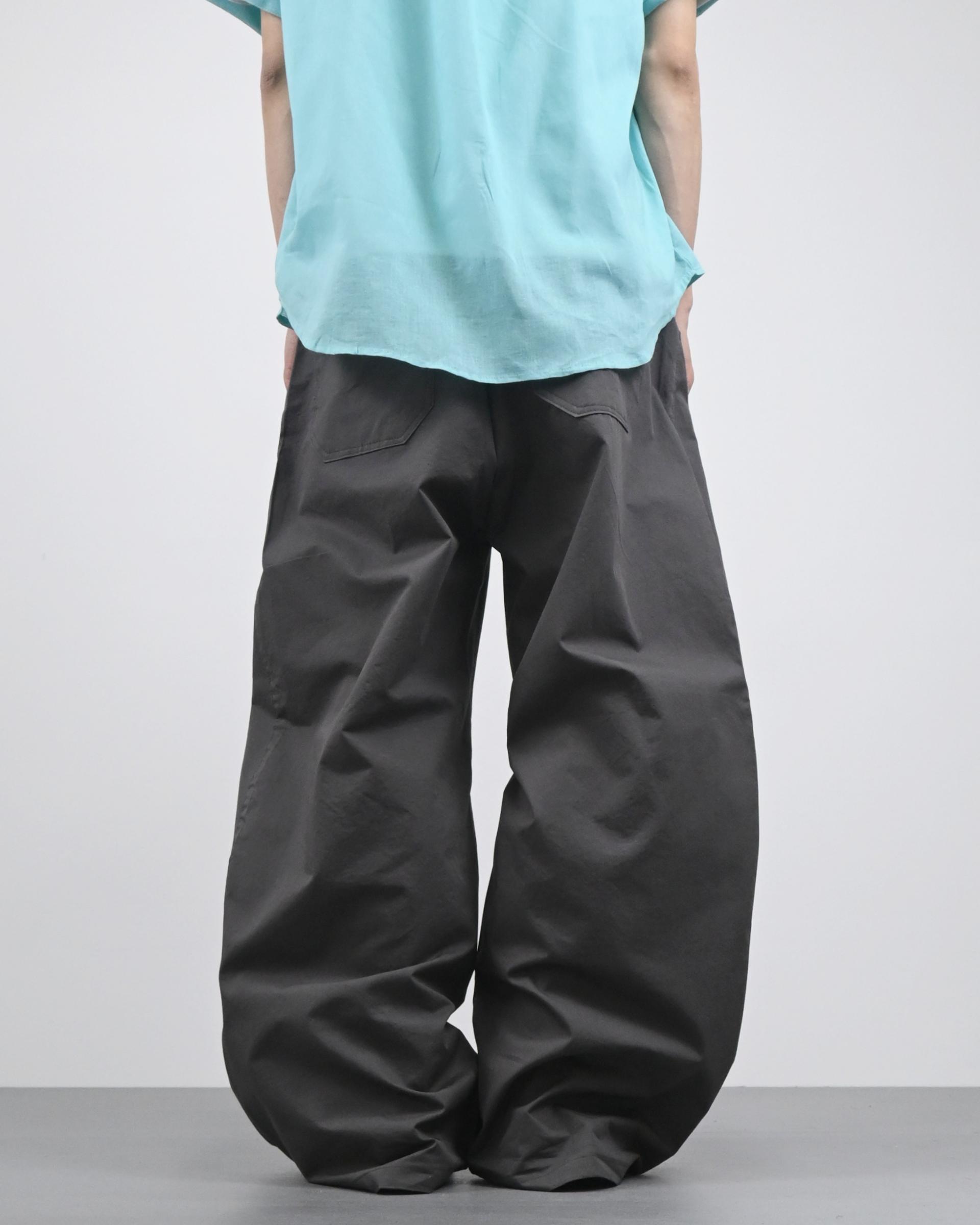 dear curved cotton pants