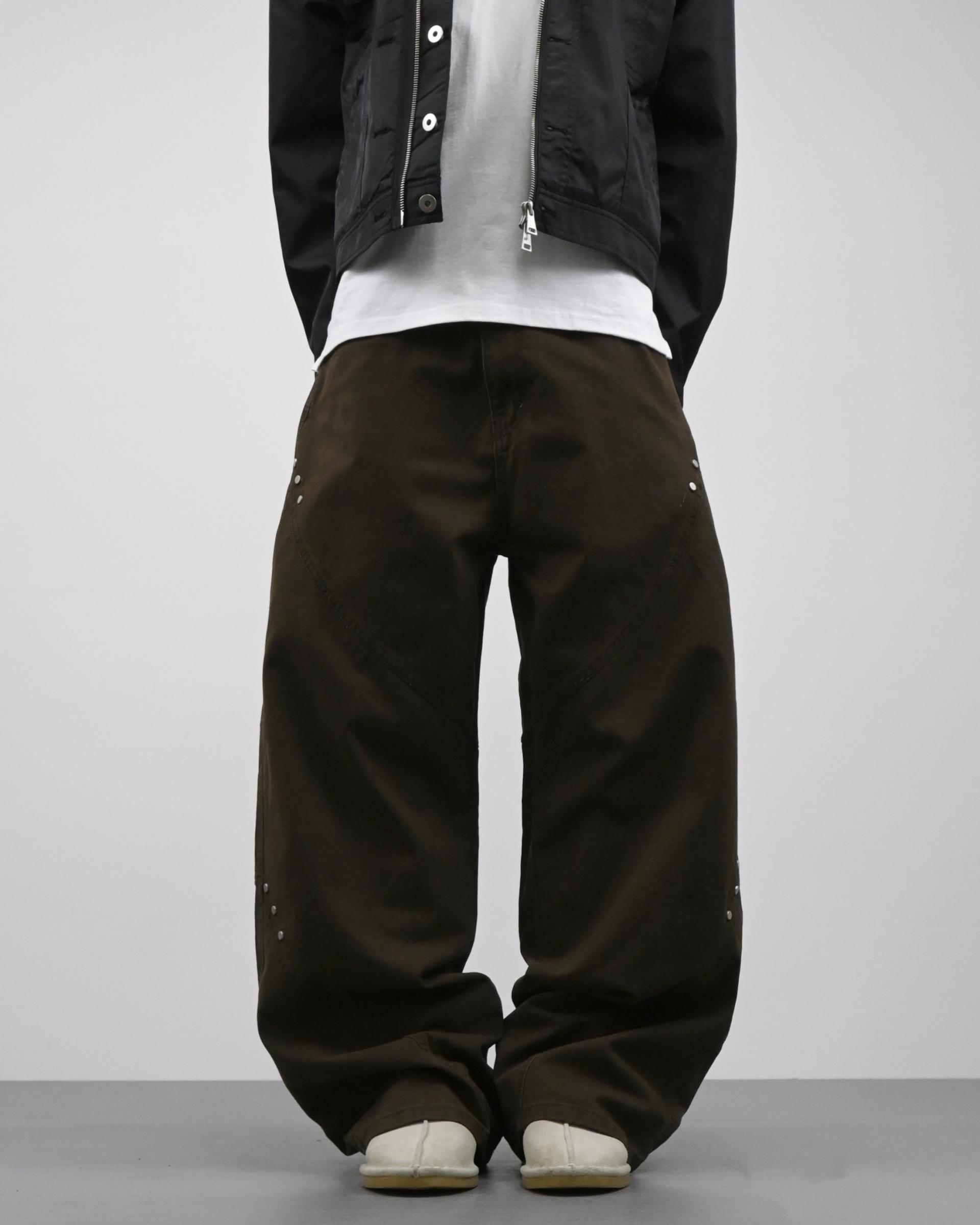 bio cotton rivet pants