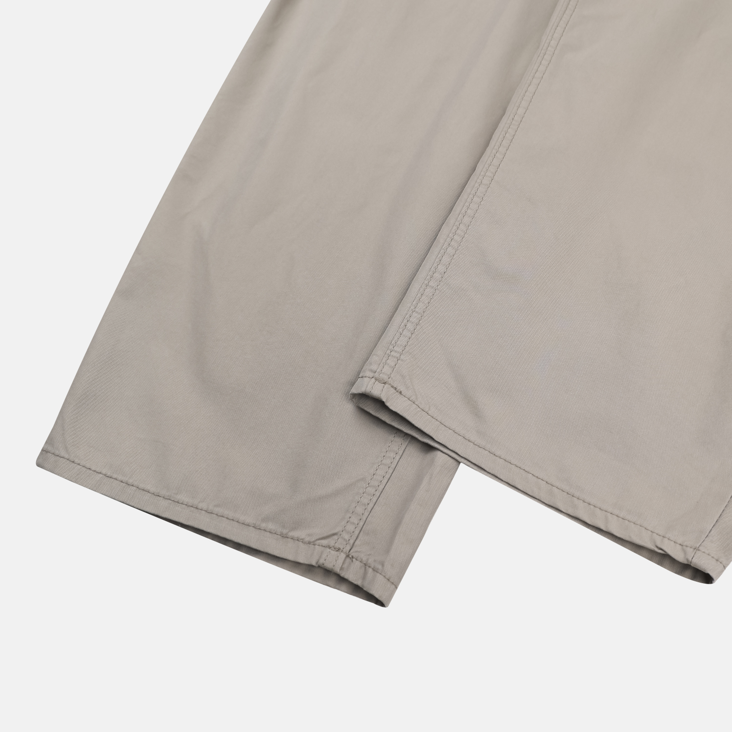 cp side tuck cotton curved pants
