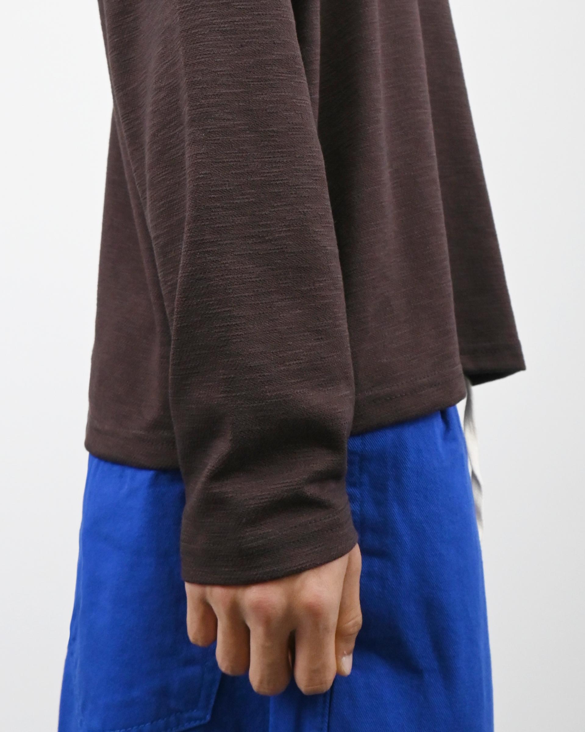 slub raglan henley neck