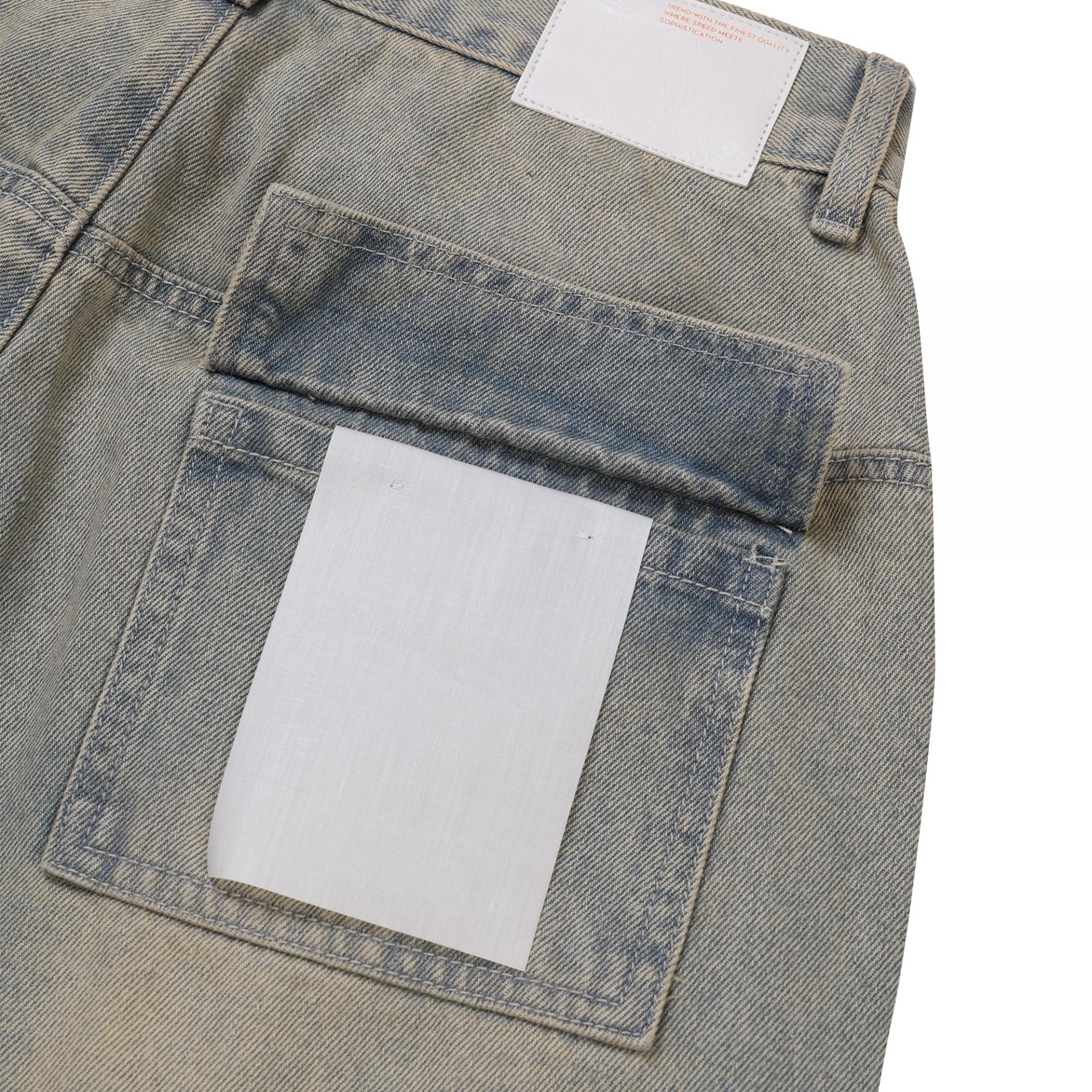 gray parachute denim cargo pants