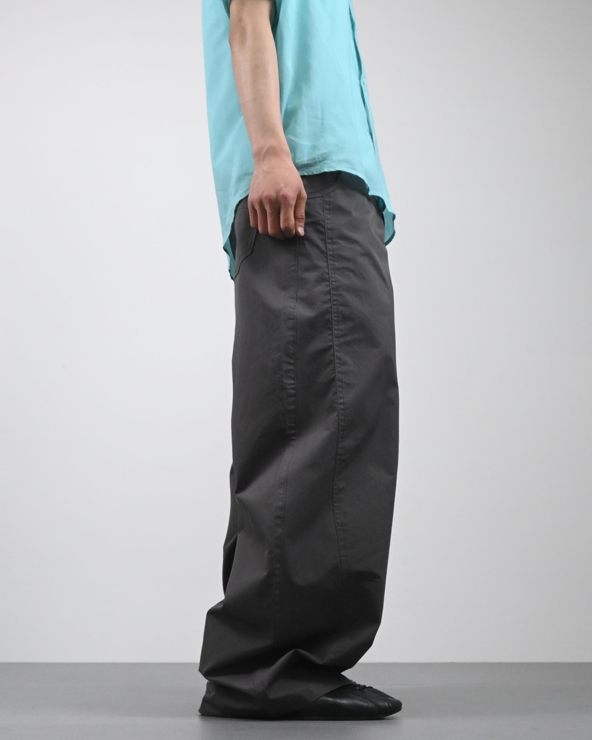 dear curved cotton pants