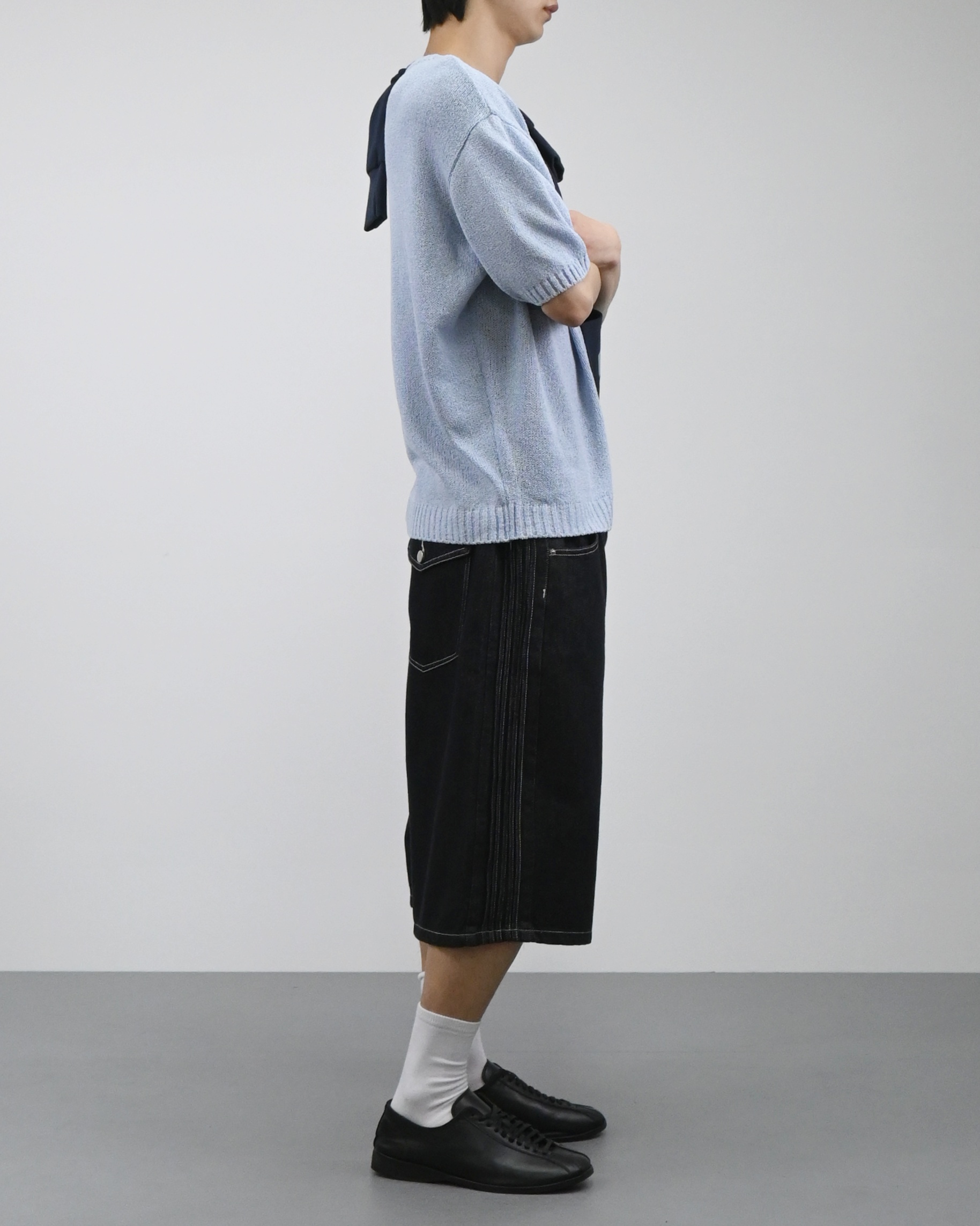 boucle half knit