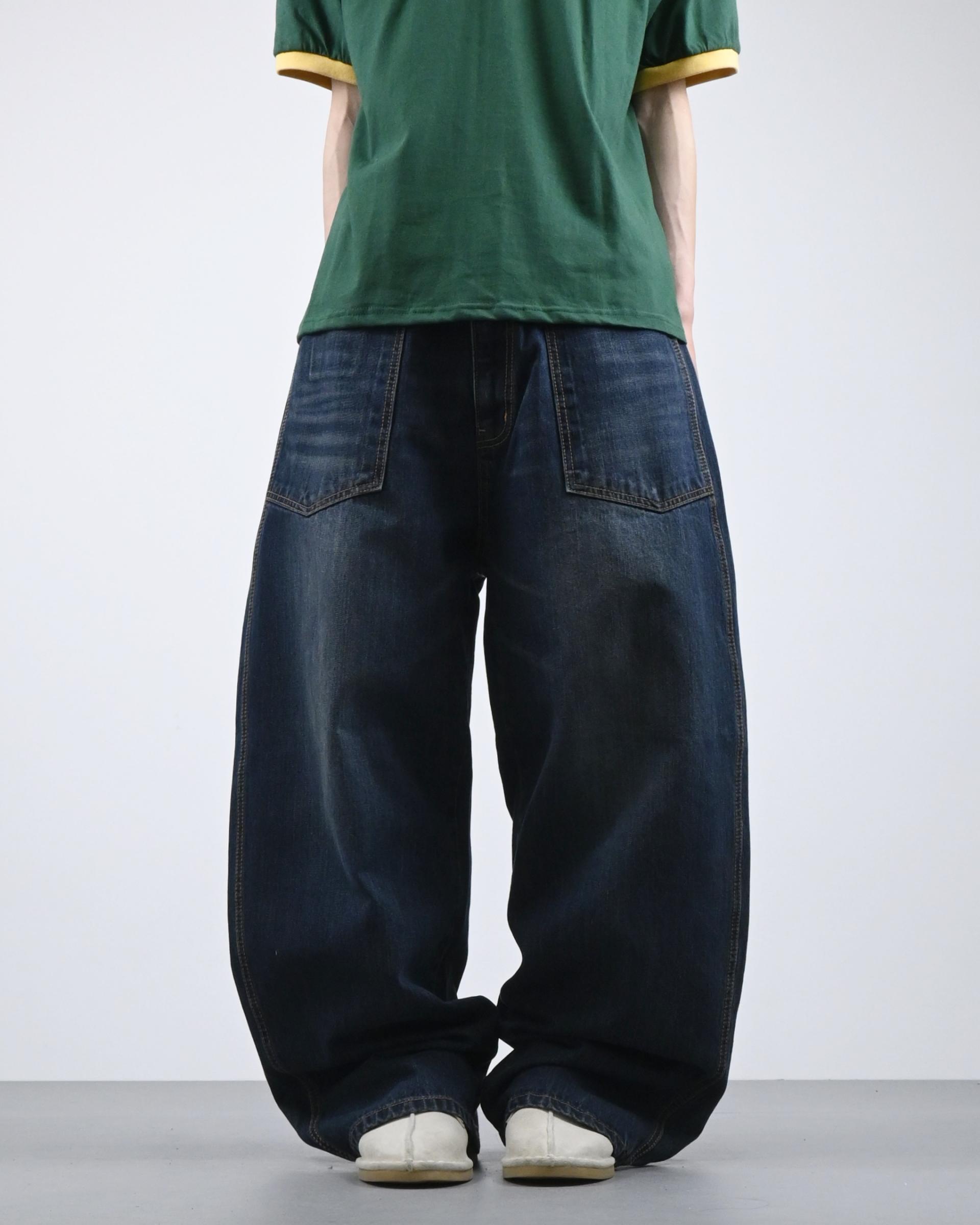 jane puttig pocket denim pants