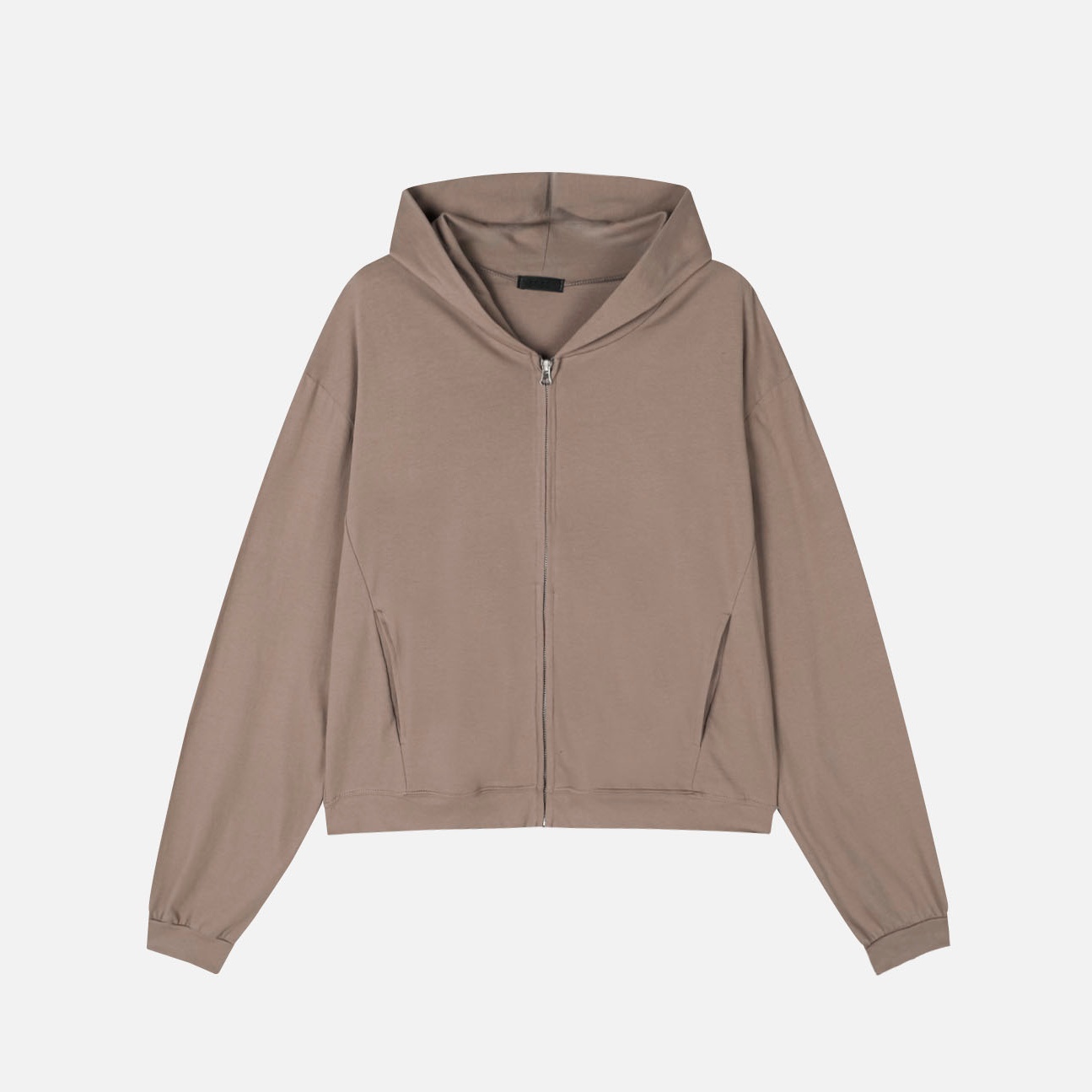 rudy crop hoodie zip-up