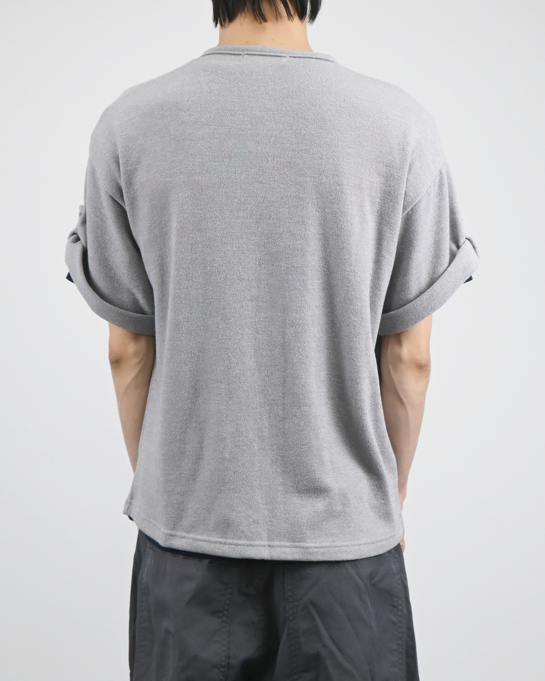 linkle roll-up half cardigan