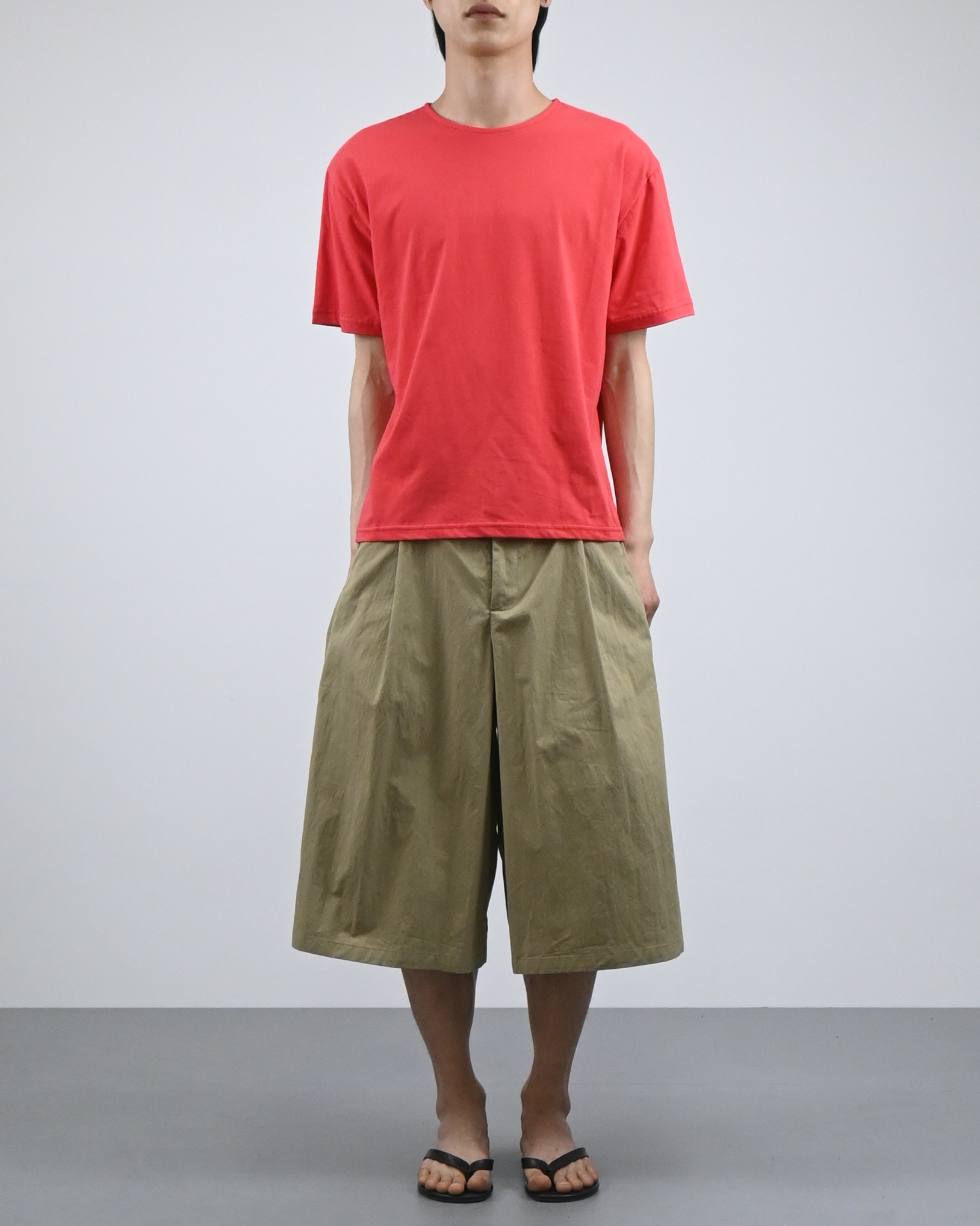 fruits u-neck half t-shirt