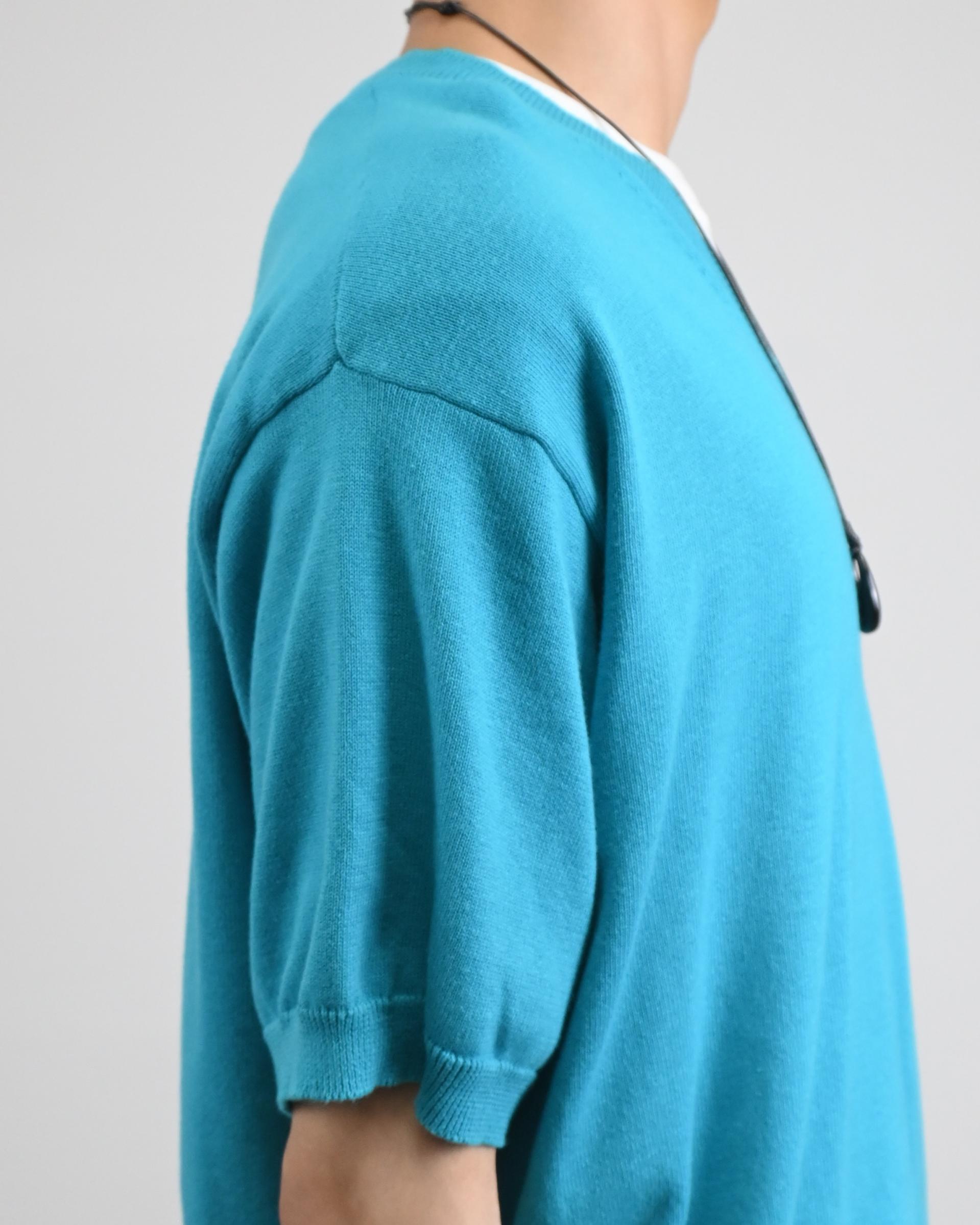sierra v-neck half knit